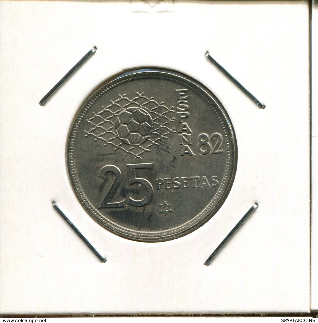 25 PESETAS 1980 SPANIEN SPAIN Münze #AR839.D - 25 Pesetas