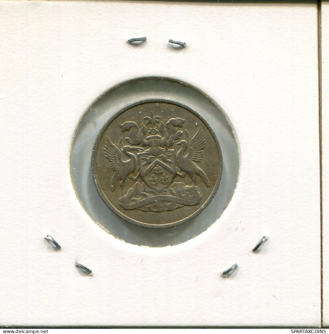 25 CENTS 1966 TRINIDAD & TOBAGO Coin #AN738.U - Trindad & Tobago