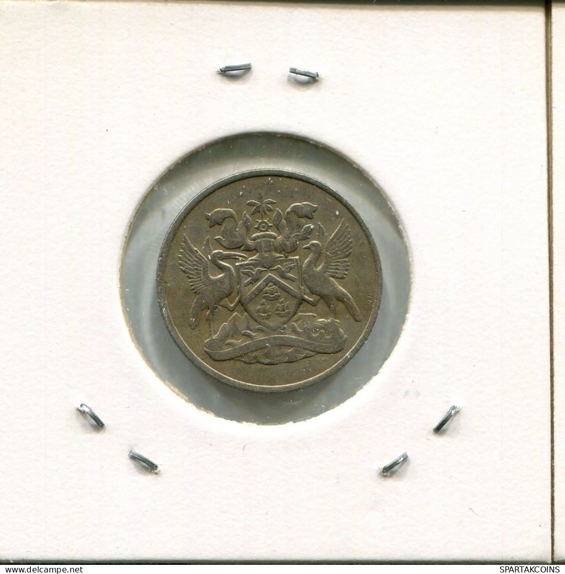 25 CENTS 1966 TRINIDAD & TOBAGO Coin #AN738.U - Trinité & Tobago