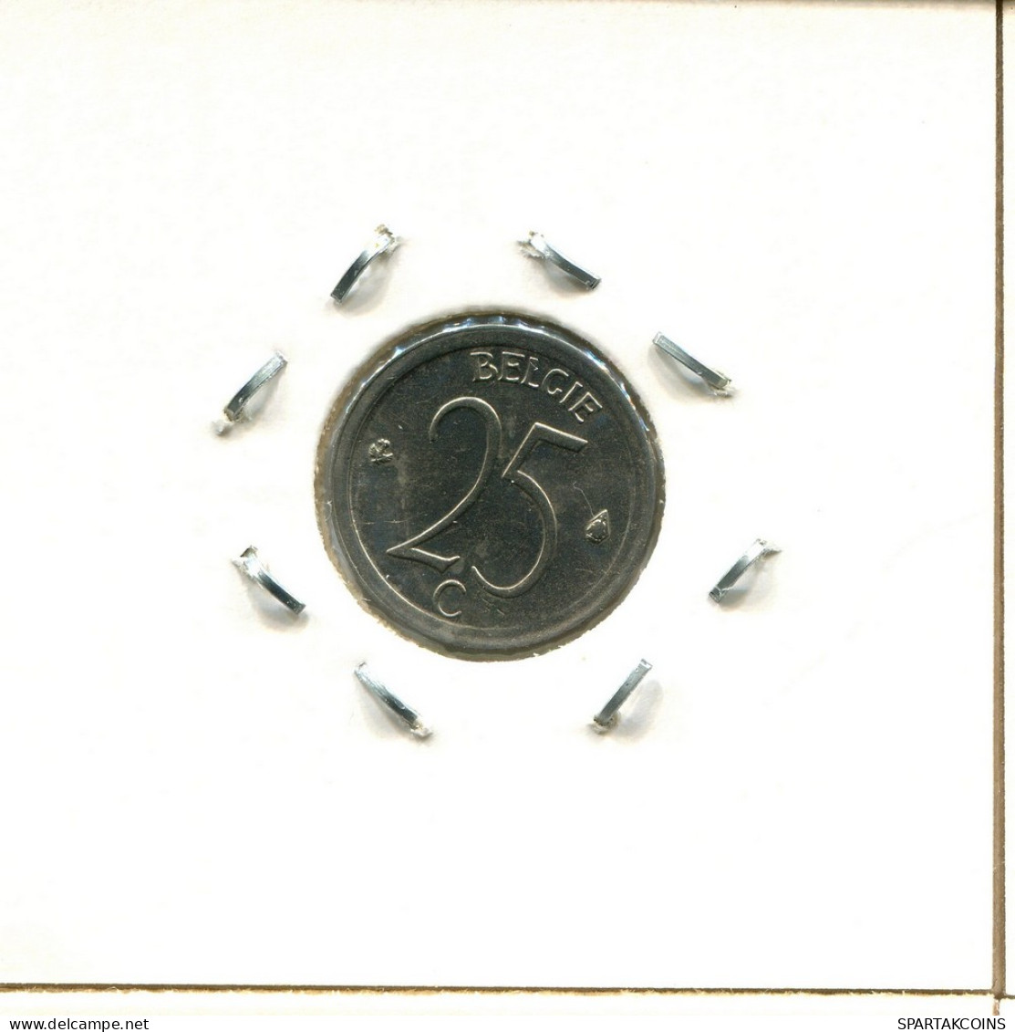 25 CENTIMES 1971 DUTCH Text BELGIUM Coin #BA335.U - 25 Cents