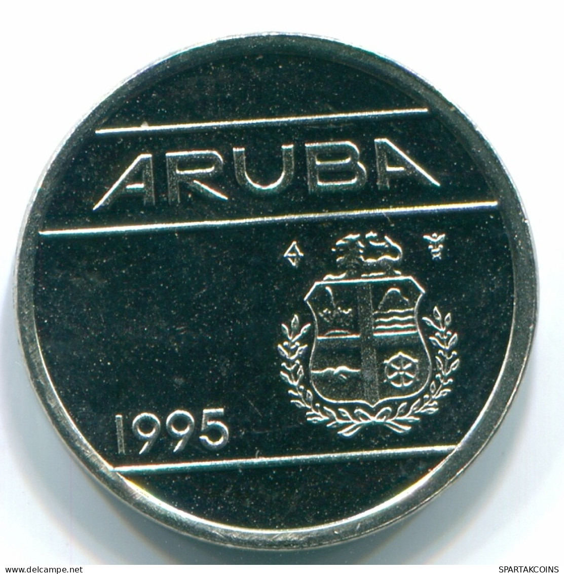 5 CENTS 1995 ARUBA (NEERLANDÉS NETHERLANDS) Nickel Colonial Moneda #S13622.E - Aruba