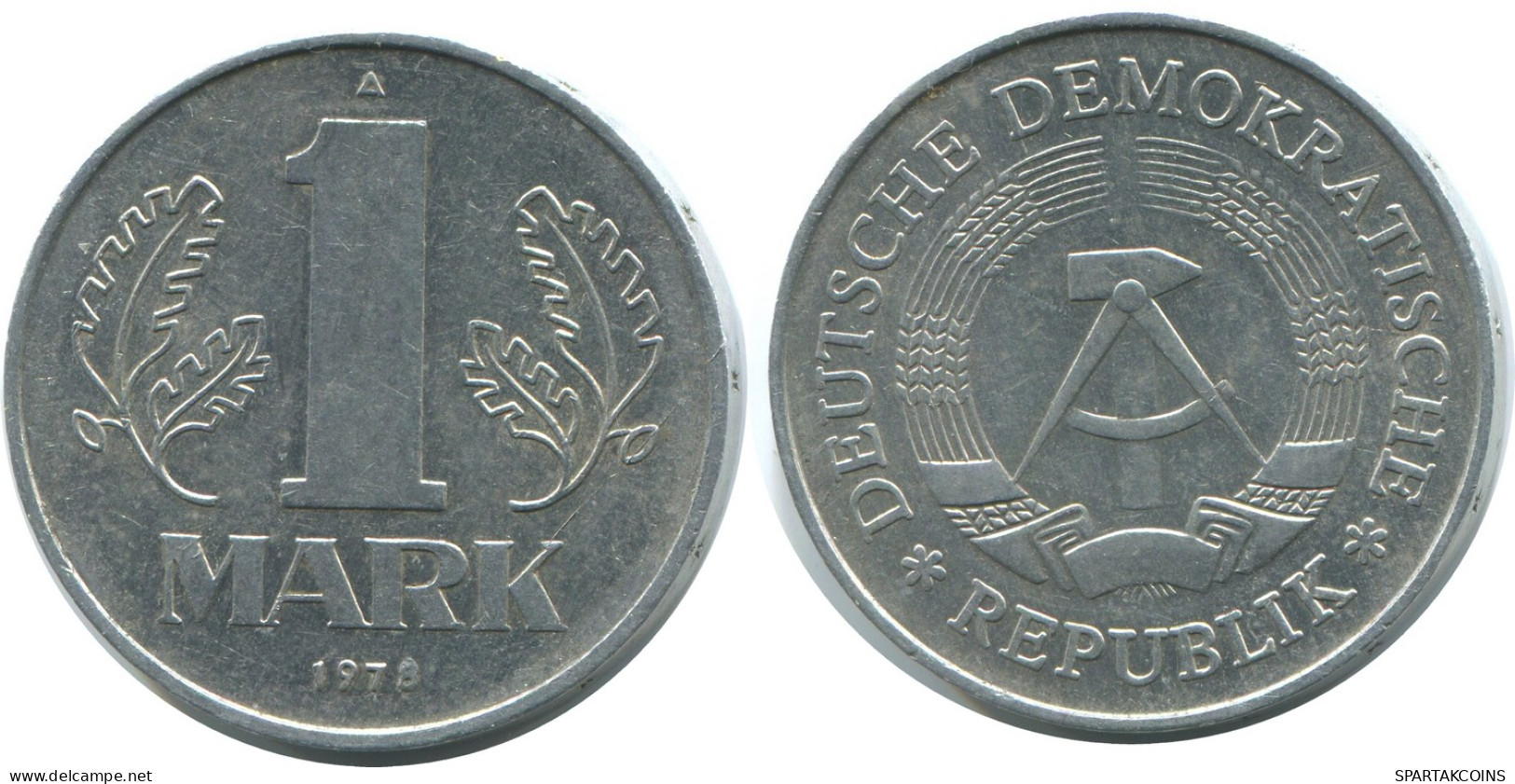 1 MARK 1978 A DDR EAST DEUTSCHLAND Münze GERMANY #AE133.D - 1 Mark