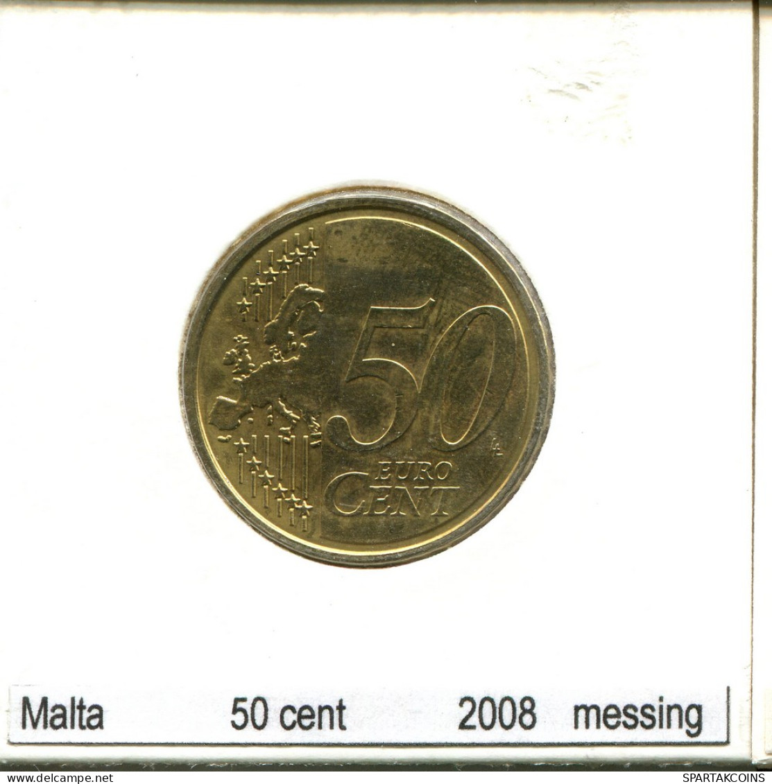 50 EURO CENTS 2008 MALTA Münze #AS630.D - Malte