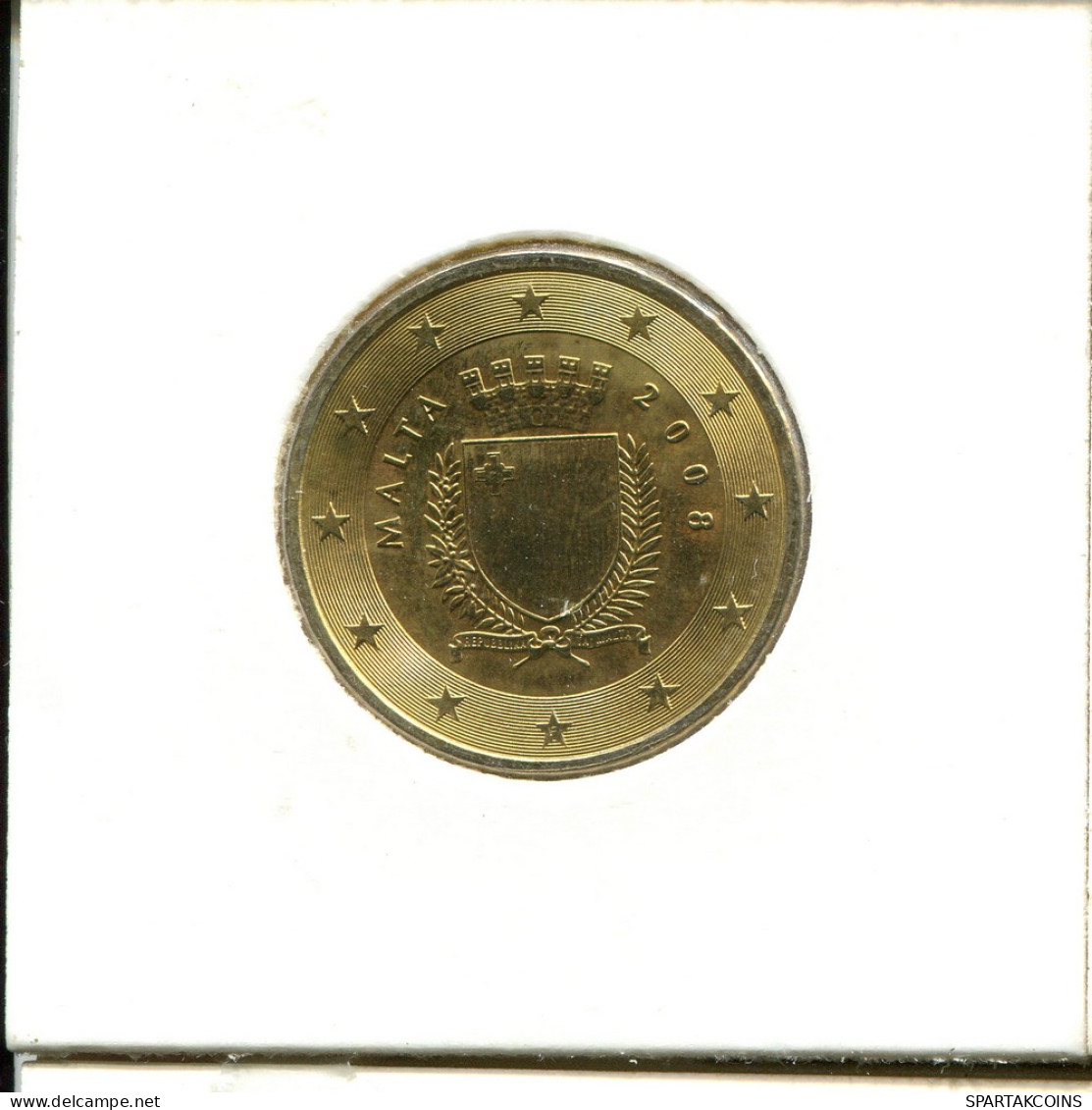 50 EURO CENTS 2008 MALTA Münze #AS630.D - Malta