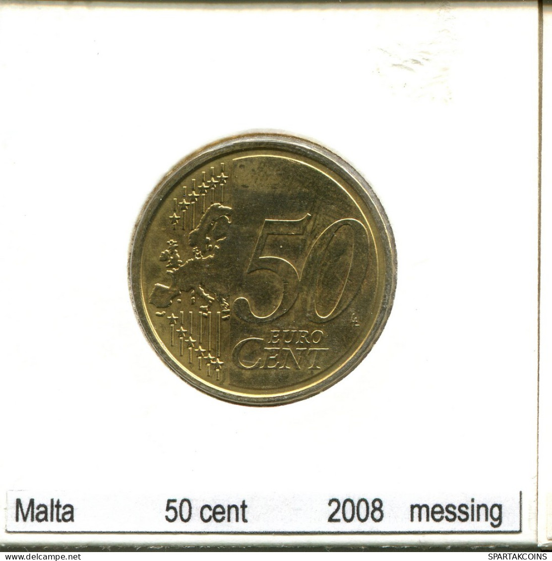 50 EURO CENTS 2008 MALTA Münze #AS630.D - Malta