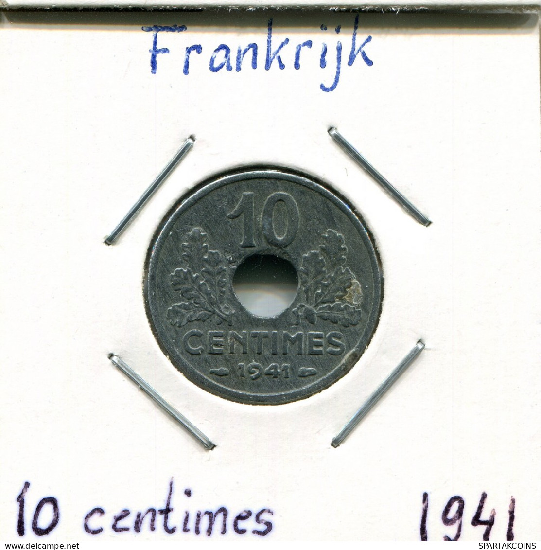 10 CENTIMES 1941 FRANCE Pièce Française #AM111.F - 10 Centimes