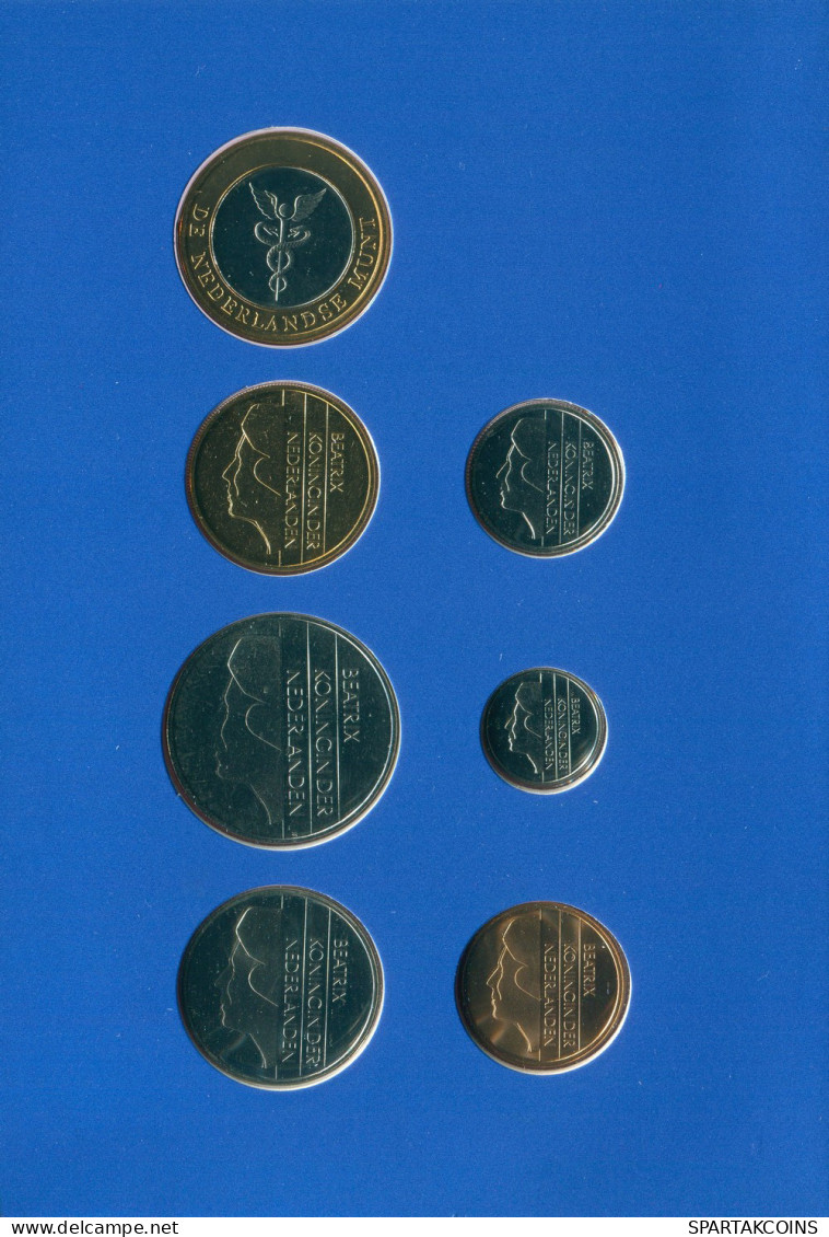 NEERLANDÉS NETHERLANDS 1997 MINT SET 6 Moneda + MEDAL #SET1125.4.E - Mint Sets & Proof Sets