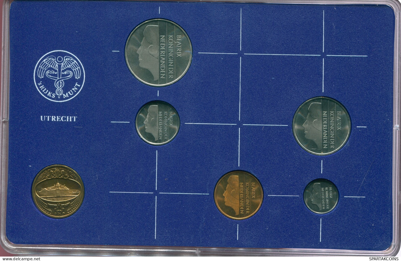 NEERLANDÉS NETHERLANDS 1986 MINT SET 5 Moneda + MEDAL #SET1096.5.E - Nieuwe Sets & Testkits