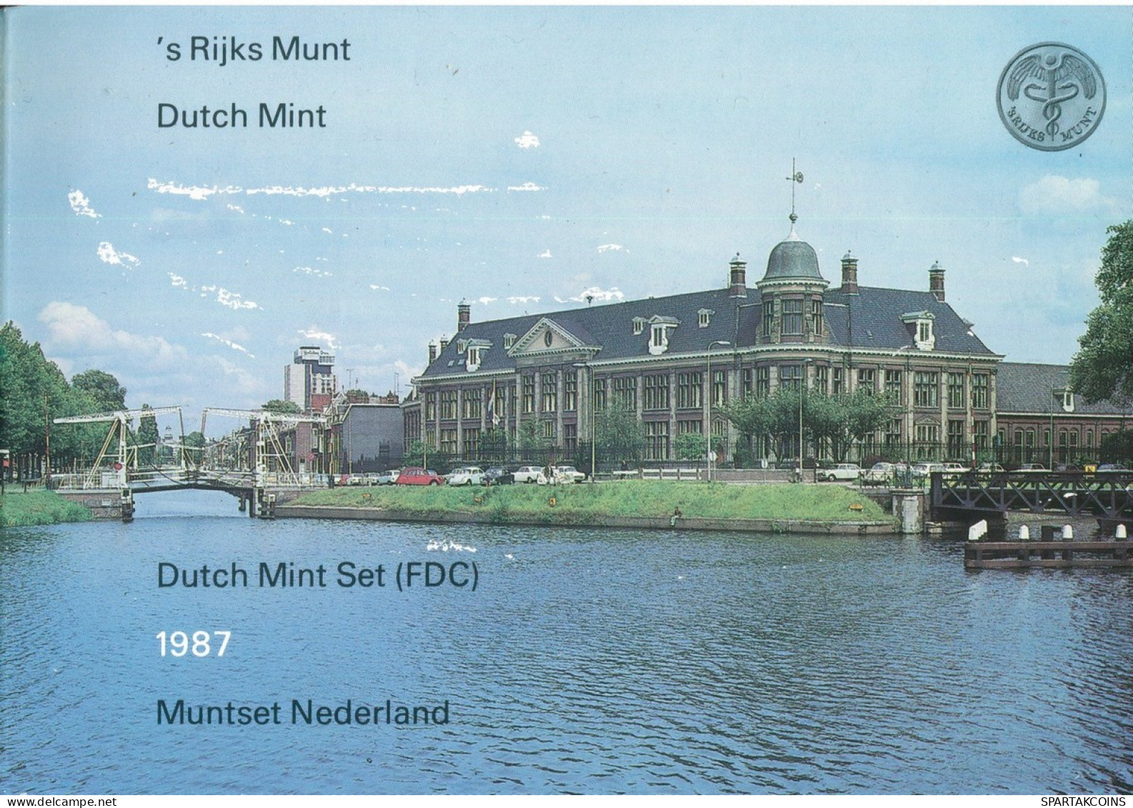 NEERLANDÉS NETHERLANDS 1987 MINT SET 6 Moneda + MEDAL #SET1103.7.E - Jahressets & Polierte Platten