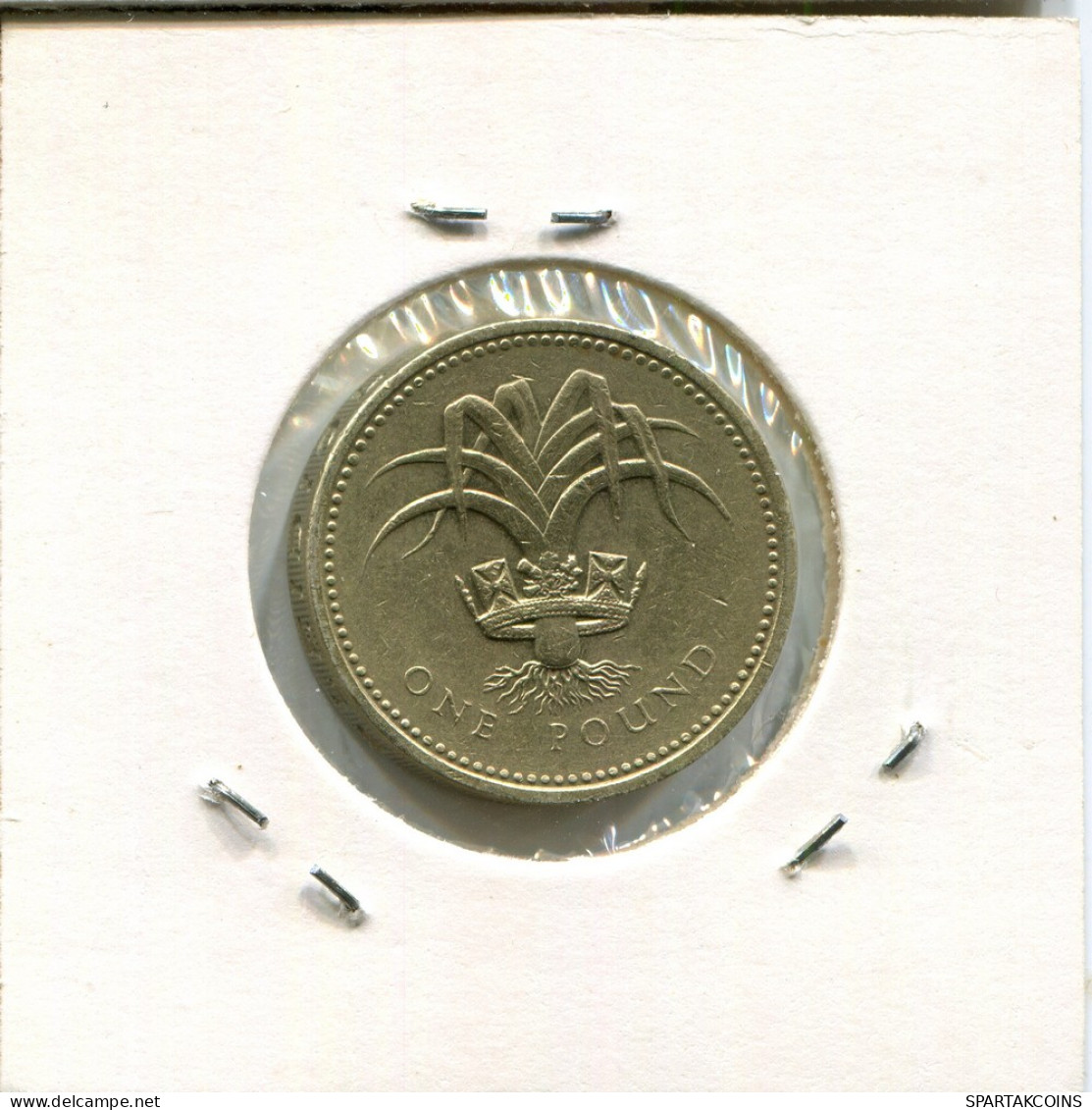 POUND 1990 UK GREAT BRITAIN Coin #AN555.U - 1 Pound