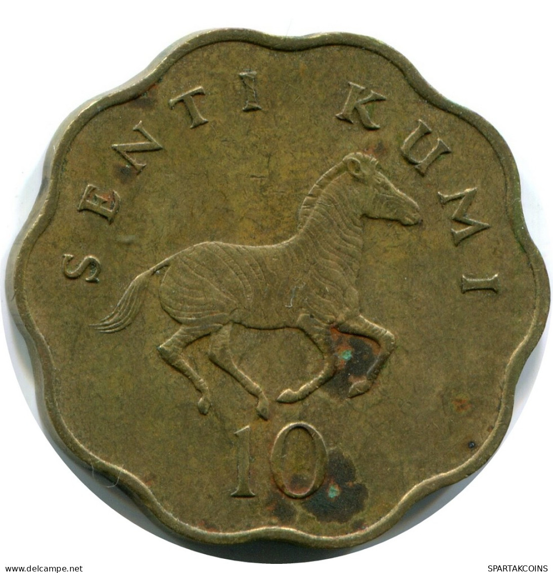 10 SENTI 1977 TANZANIA Moneda #AZ091.E - Tanzanía