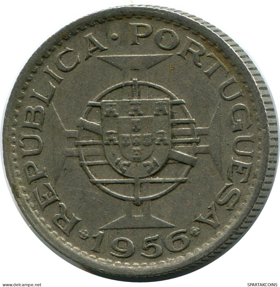 25 ESCUDOS 1956 ANGOLA Moneda #AP850.E - Angola