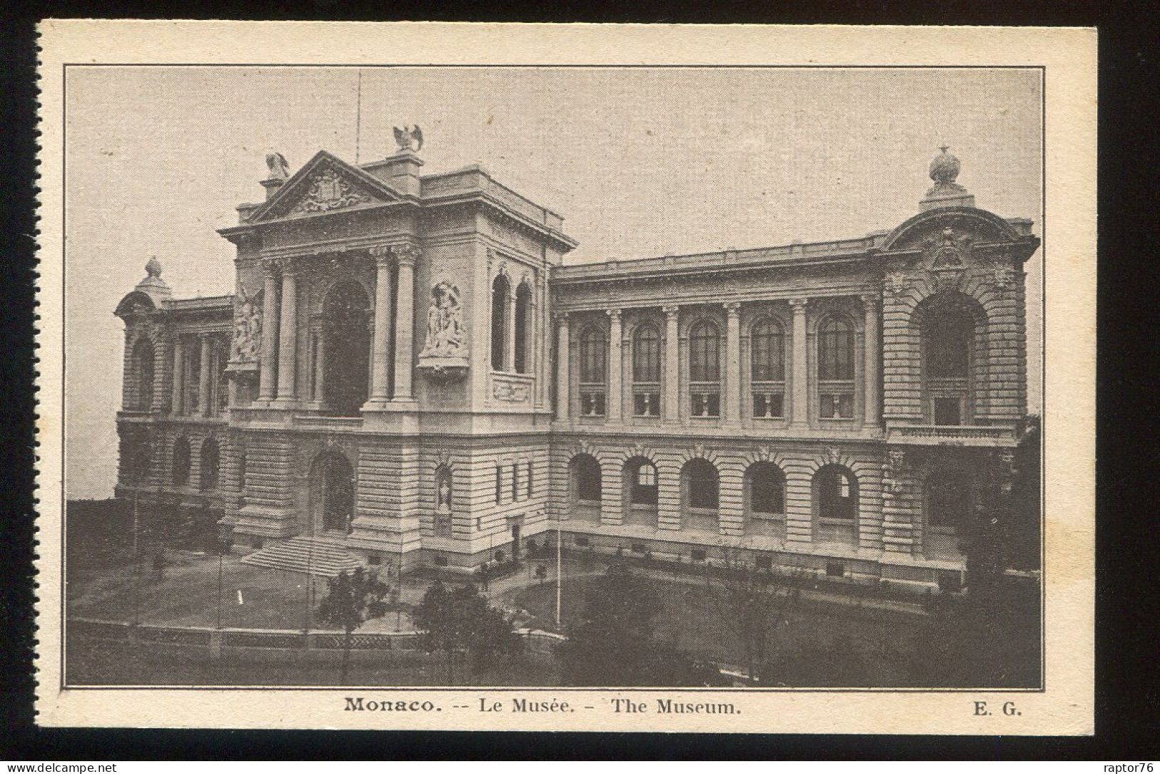 CPA Neuve MONACO Le Musée (issue De Carnet) - Musée Océanographique