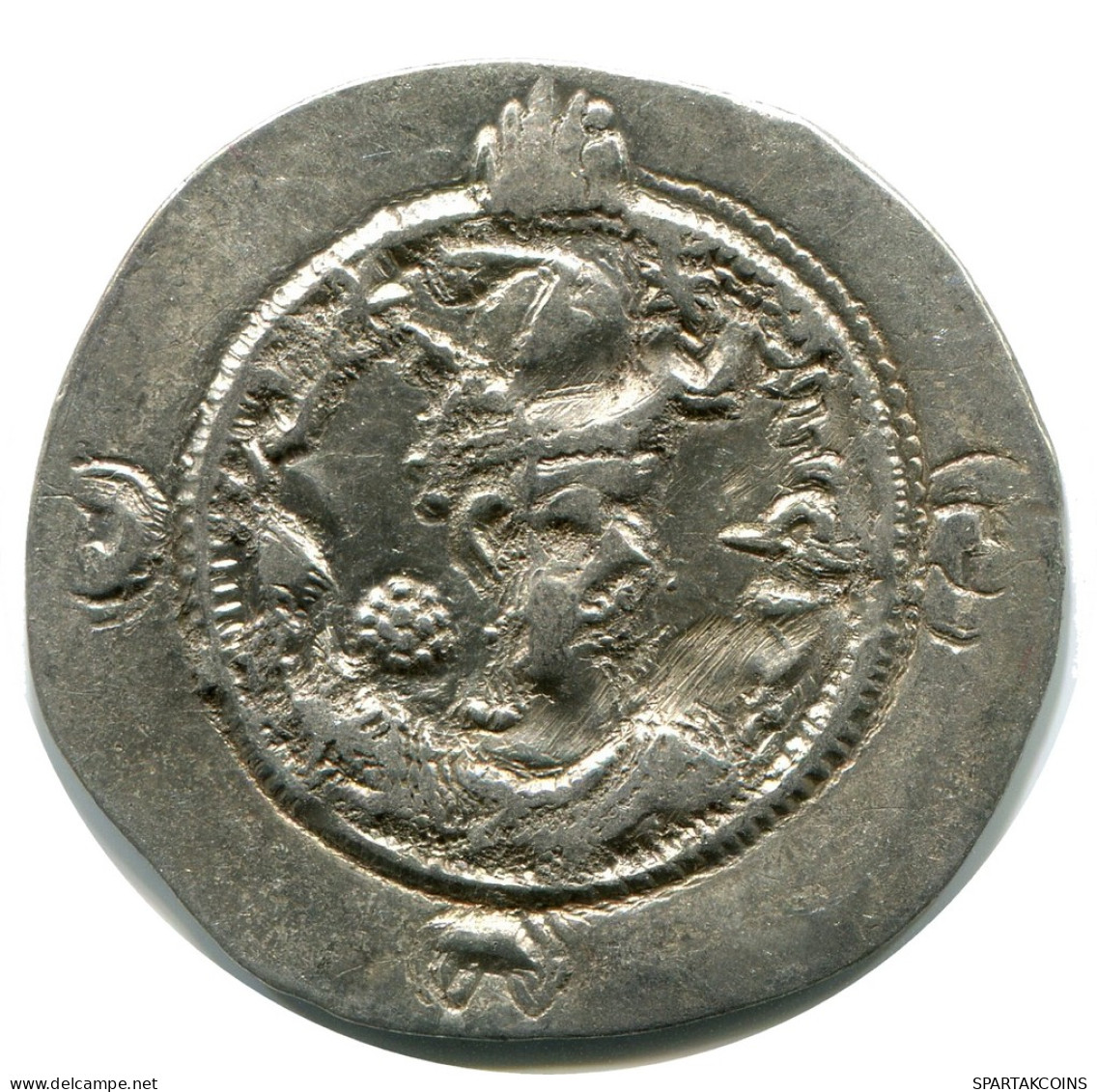 SASSANIAN KHUSRU I AD 531-579 AR Drachm Mitch-ACW.1028--1072 #AH226..E - Orientalische Münzen