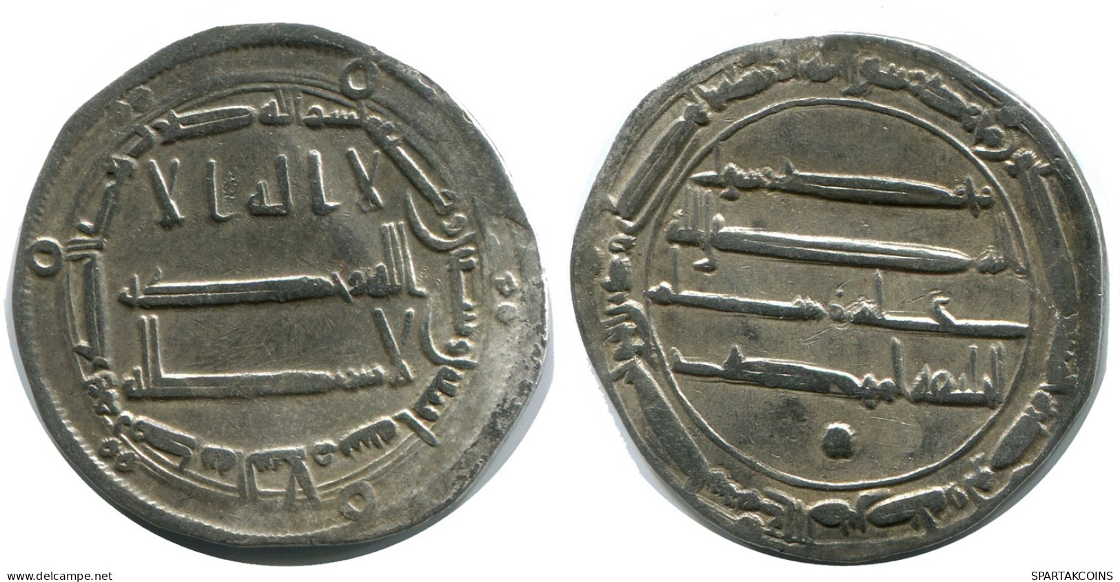 UMAYYAD CALIPHATE Silver DIRHAM Medieval Islamic Coin #AH169..E - Orientalische Münzen