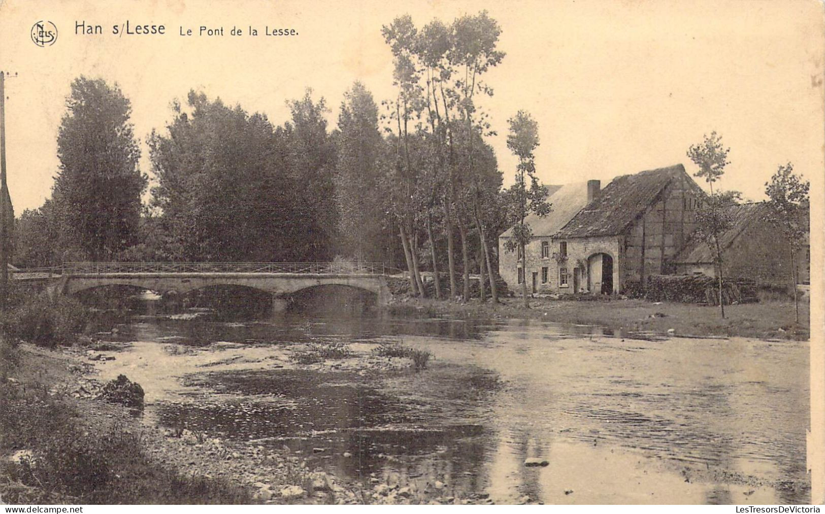 BELGIQUE - Rochefort - Han Sur Lesse - Le Pont De La Lesse - Carte Postale Ancienne - Rochefort