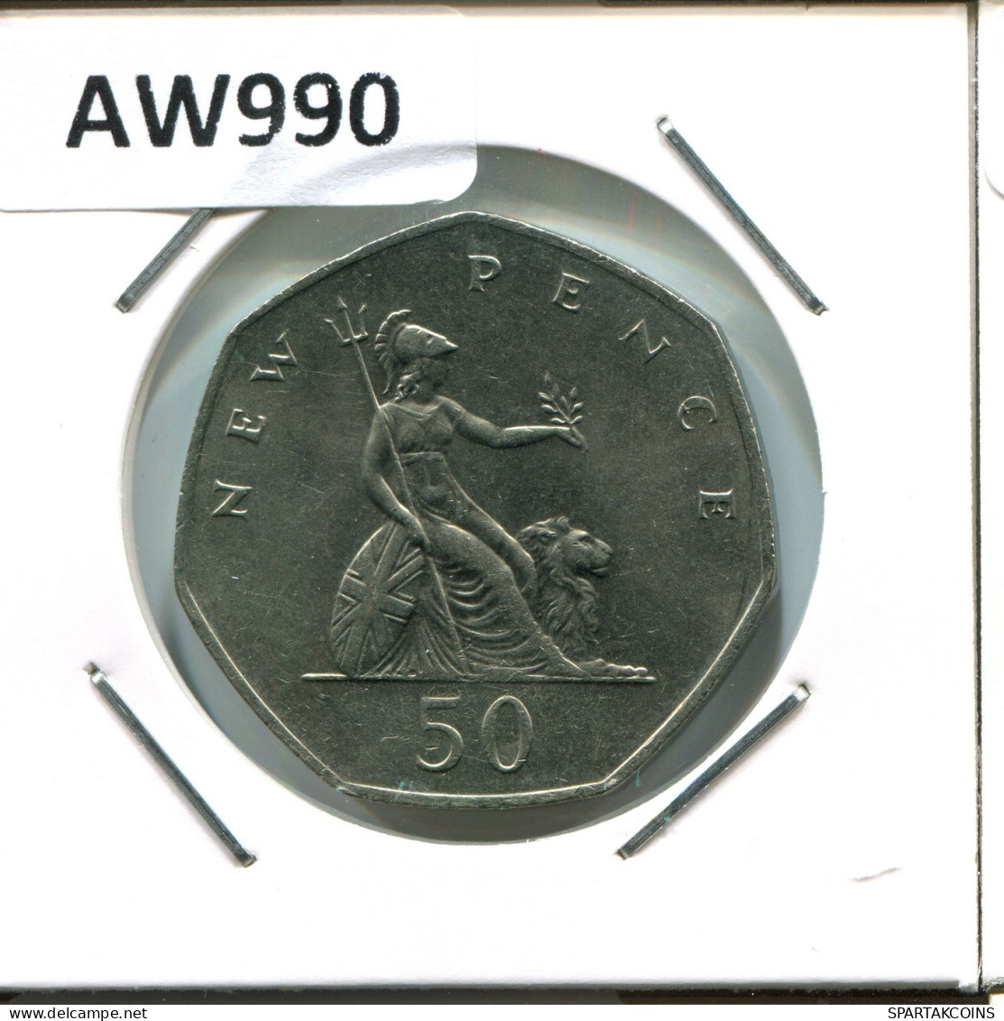 50 PENCE 1981 UK GREAT BRITAIN Coin #AW990.U - 50 Pence