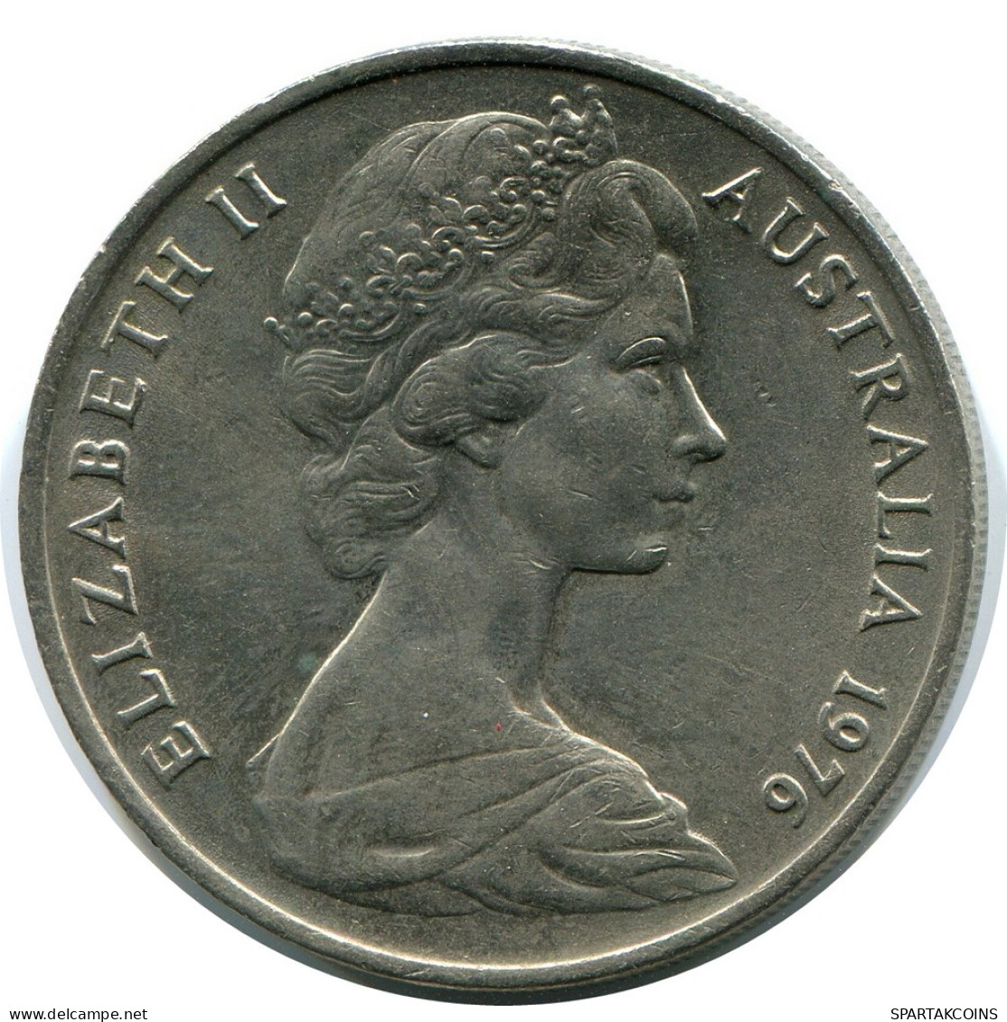 20 CENTS 1976 AUSTRALIA Moneda #AZ157.E - 20 Cents