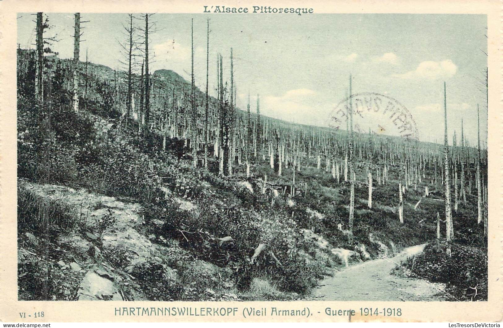 FRANCE - 68 - HARTMANNSWILLERKOPF - Vieil Armand - Guerre 1914 1918 - Carte Postale Ancienne - Autres & Non Classés