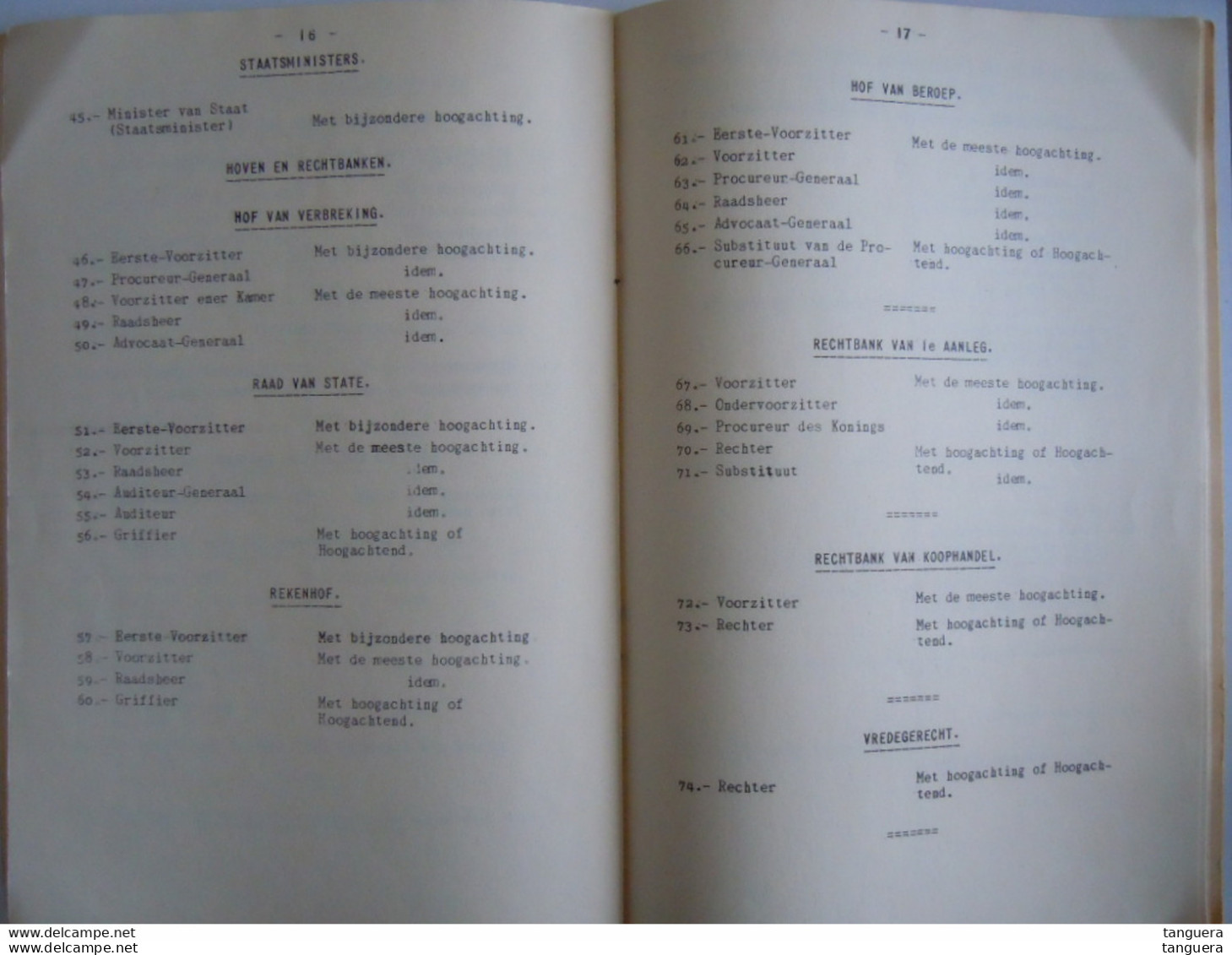 Boekje 1949 Protocolaire Formulieren Dienst Van Het Protocol Ministerie Van Buitenlandse Zaken - Practical