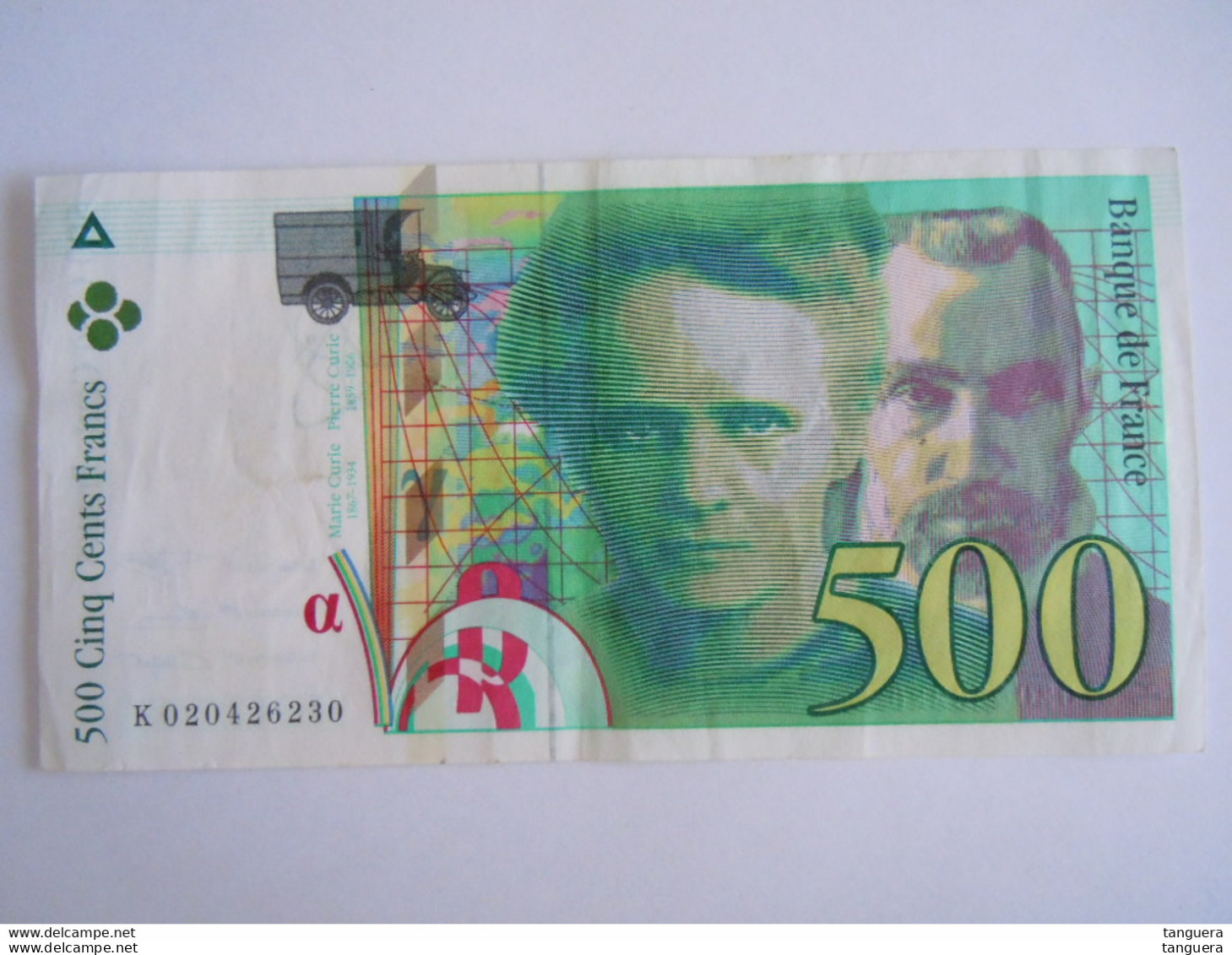 France Marie Et Pierre Curie 500 Francs 1994 K 020426230 Presque Neuf - 500 F 1994-2000 ''Pierre Et Marie Curie''