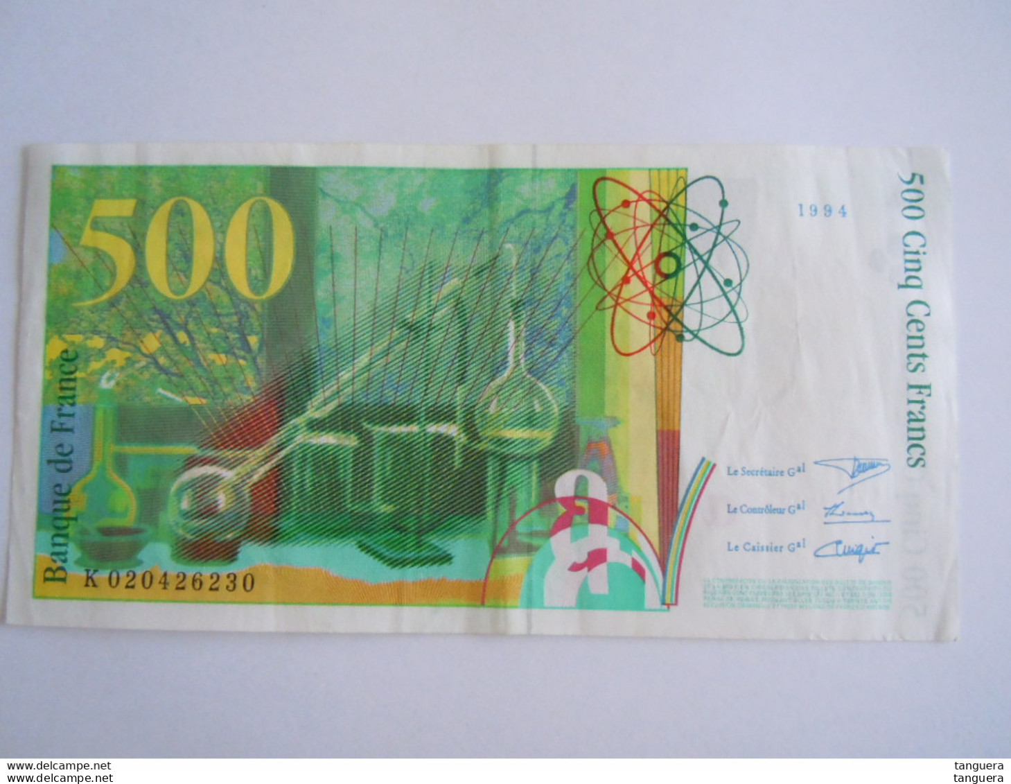 France Marie Et Pierre Curie 500 Francs 1994 K 020426230 Presque Neuf - 500 F 1994-2000 ''Pierre En Marie Curie''