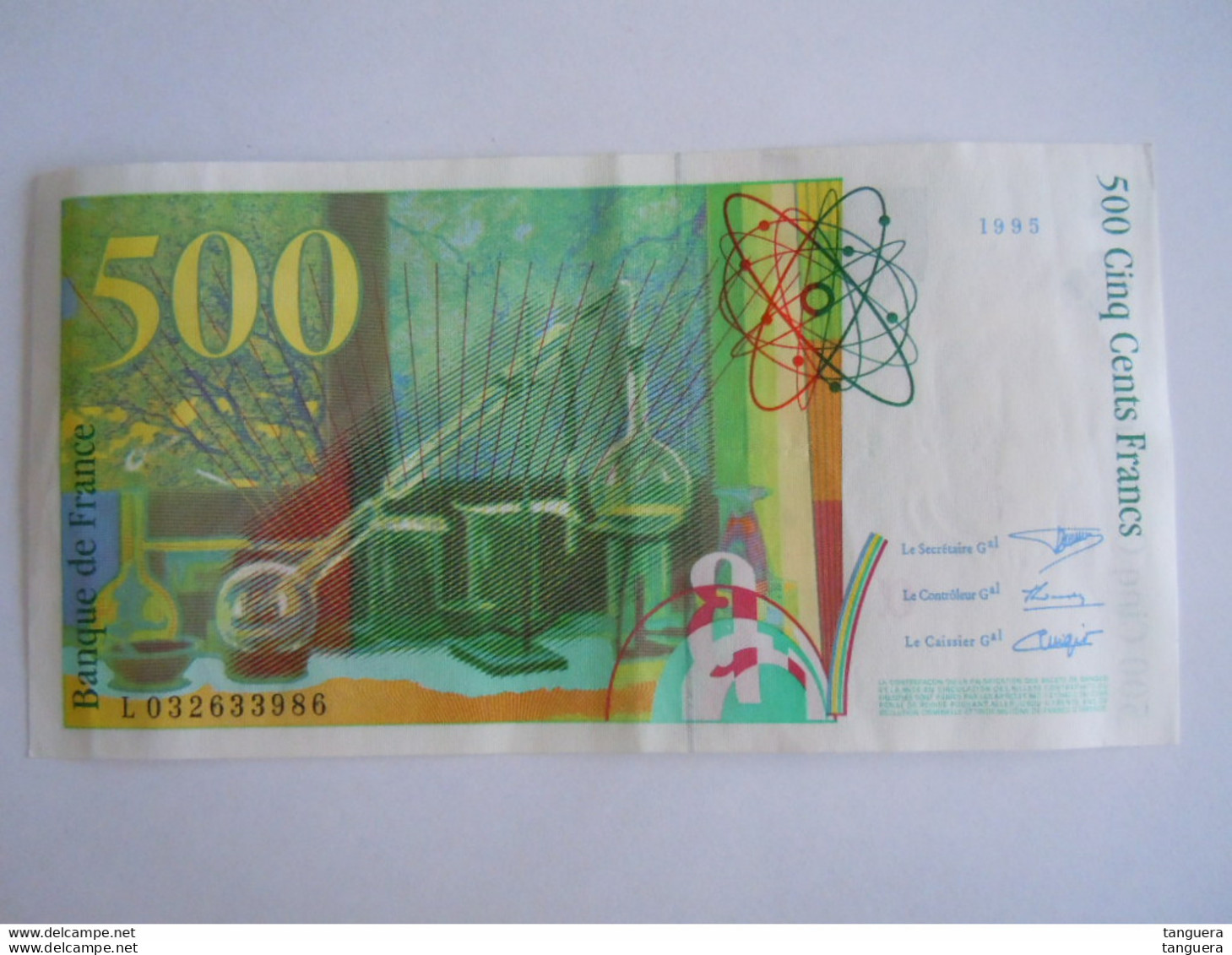 France Marie Et Pierre Curie 500 Francs 1995 L 032633986 Presque Neuf - 500 F 1994-2000 ''Pierre Et Marie Curie''