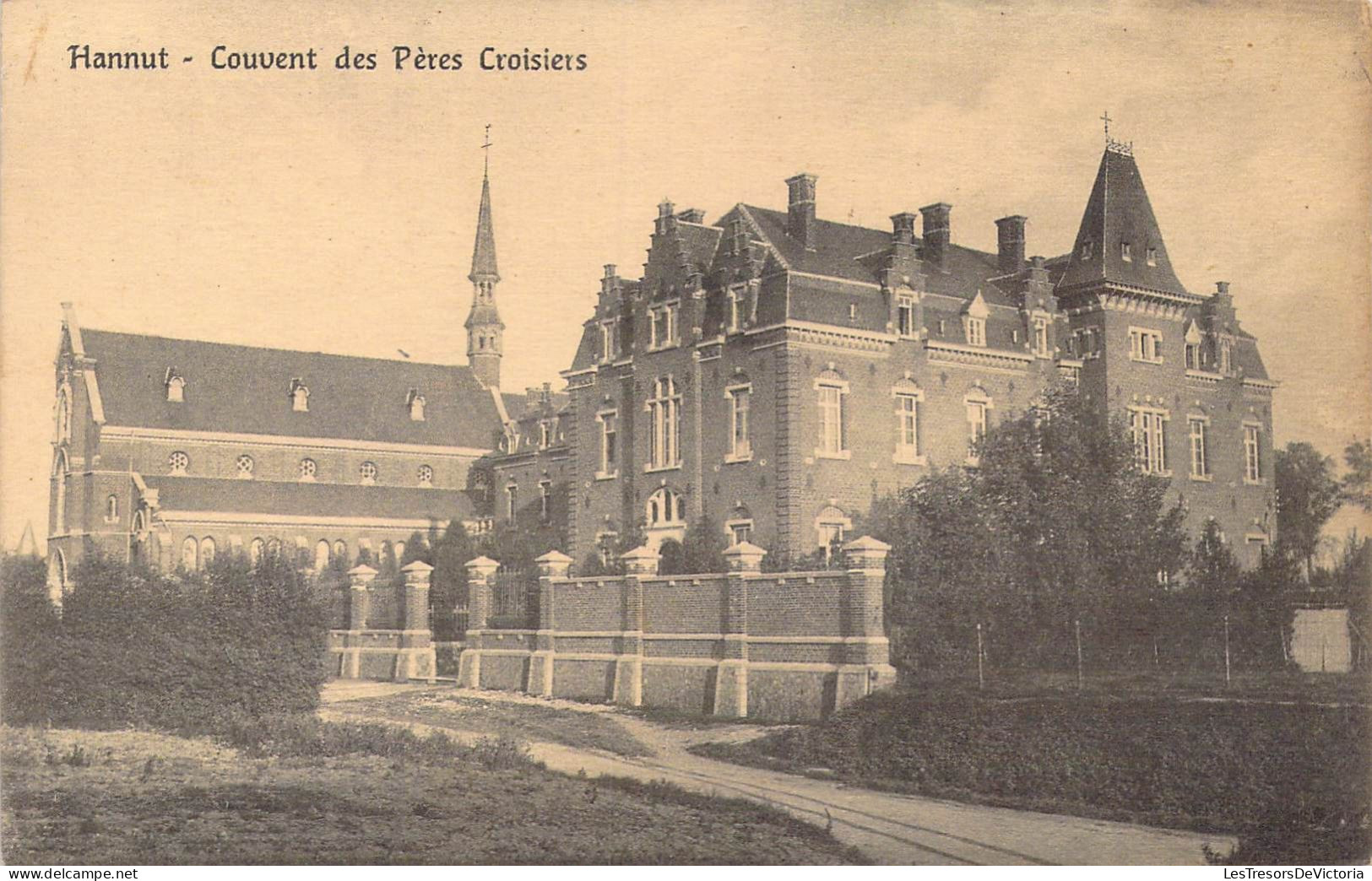 BELGIQUE - Hannut - Couvent Des Pères Croisiers - Carte Postale Ancienne - Hannut