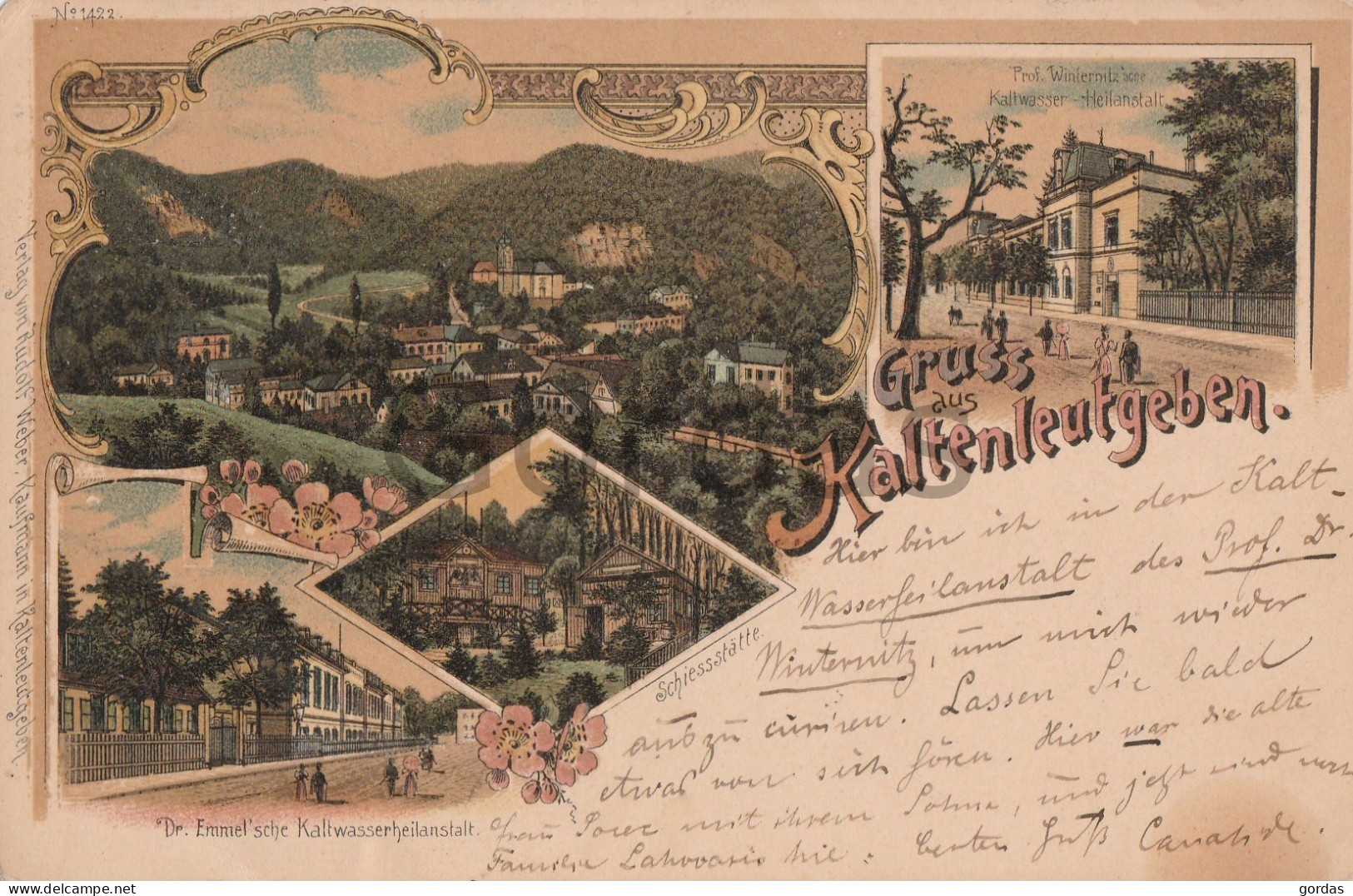 Austria - Gruss Aus Kaltenleutgeben - Litho - Mödling