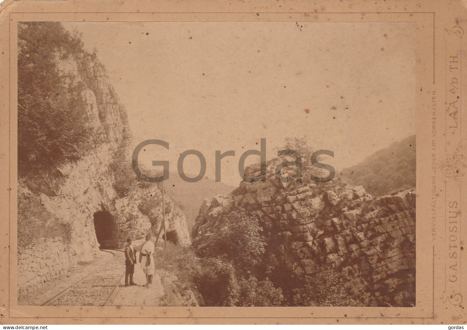 Austria - Laa An Der Thaya - Photo G.A. Stosius - Tunnel Bei Klm. - Photo 165x115mm - Laa An Der Thaya