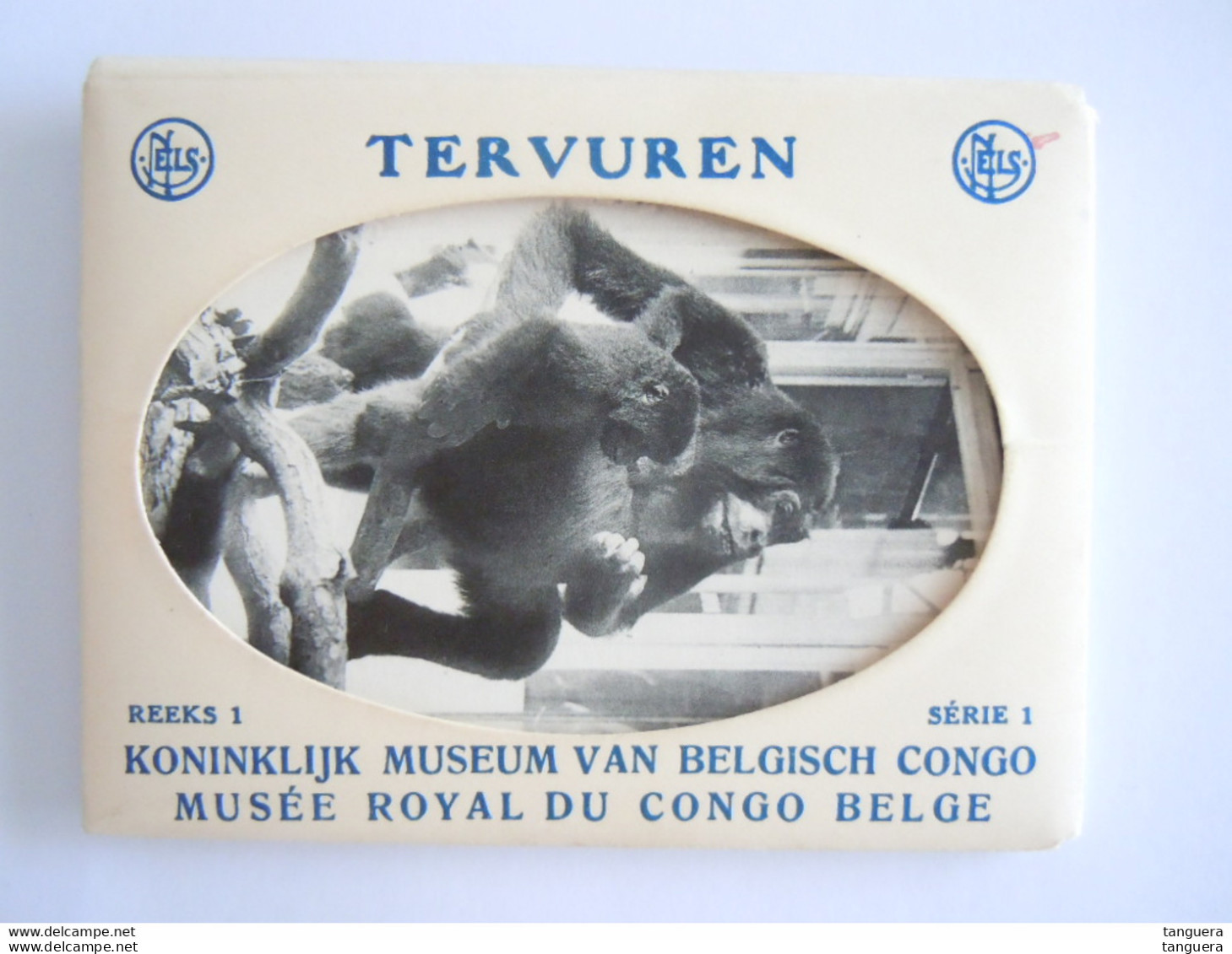 10 Snapshots Tervuren Museum Van Belgisch Congo Muséd Du Congo Belge Série 1  Nels Dieren Animaux Form 9 X 7 Cm - Tervuren