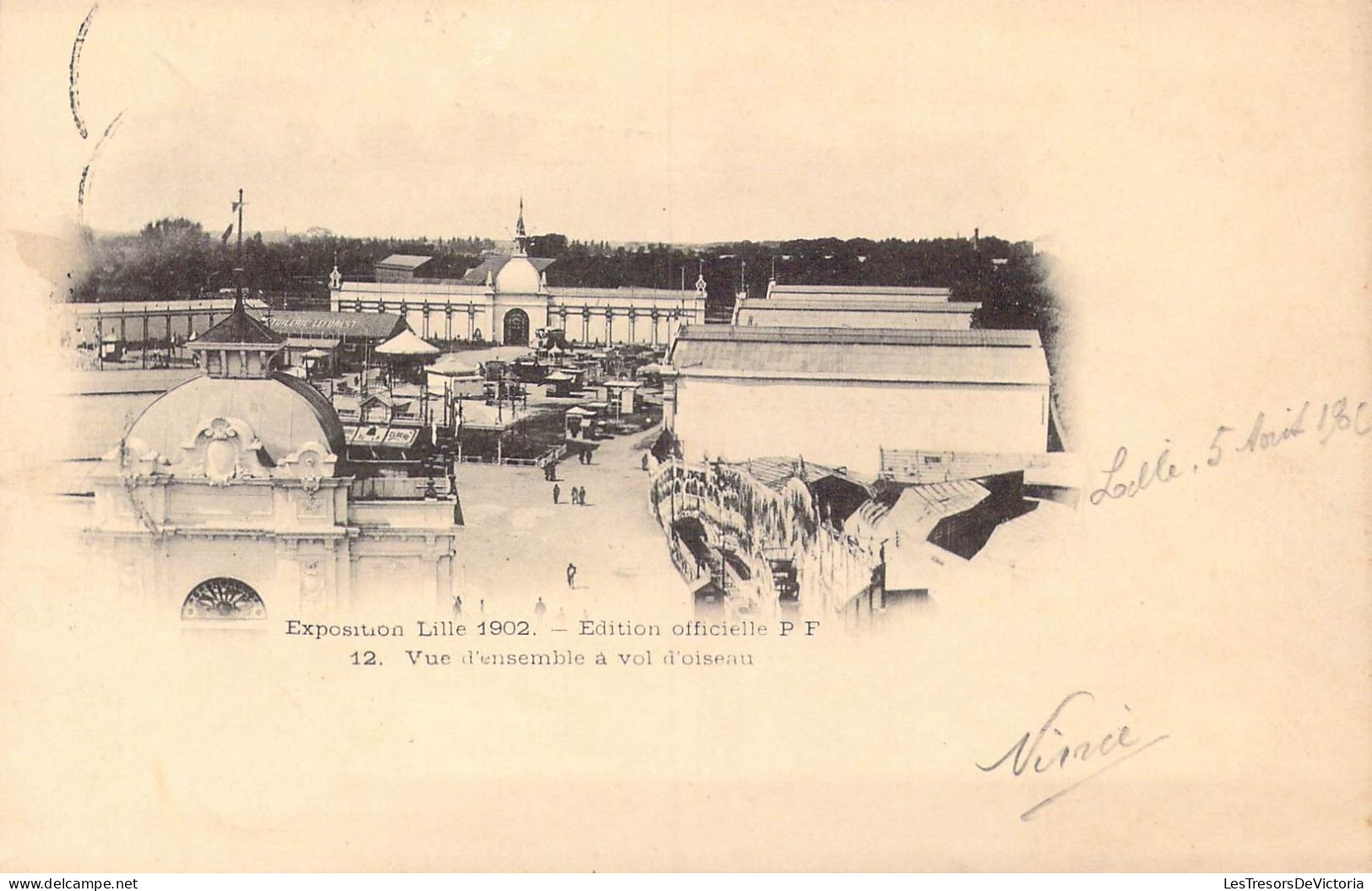 FRANCE - 59 - Lille - Exposition De Lille 1902 - Edition Officielle P F - Vue D'ensemble à.. - Carte Postale Ancienne - Lille