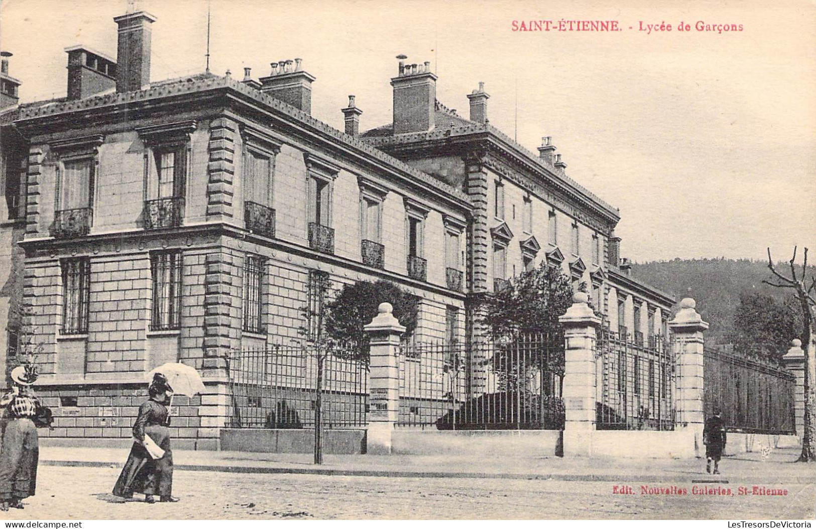 FRANCE - 42 - ST ETIENNE - Lycée De Garçons - Edit Nouvelle Galeries - Carte Postale Ancienne - Saint Etienne