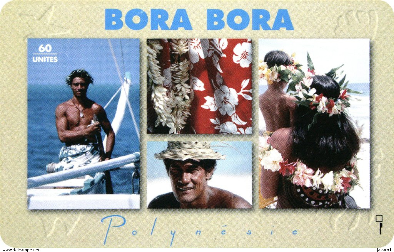 FR. POLYNESIA : FP039  60 Bora Bora ( Batch: A950935671) USED - Polynésie Française