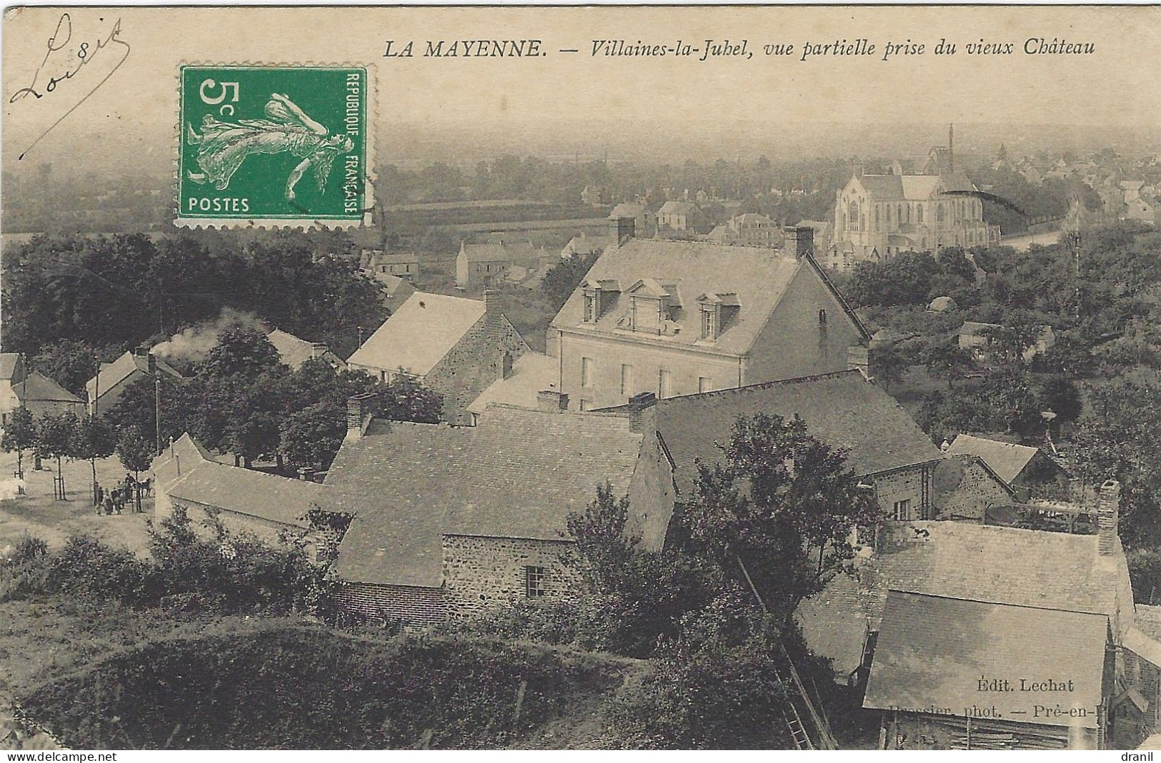 53 - (Mayenne) - Villaines La Juhel, Vue Partielle Prise Du Vieux Château - Villaines La Juhel