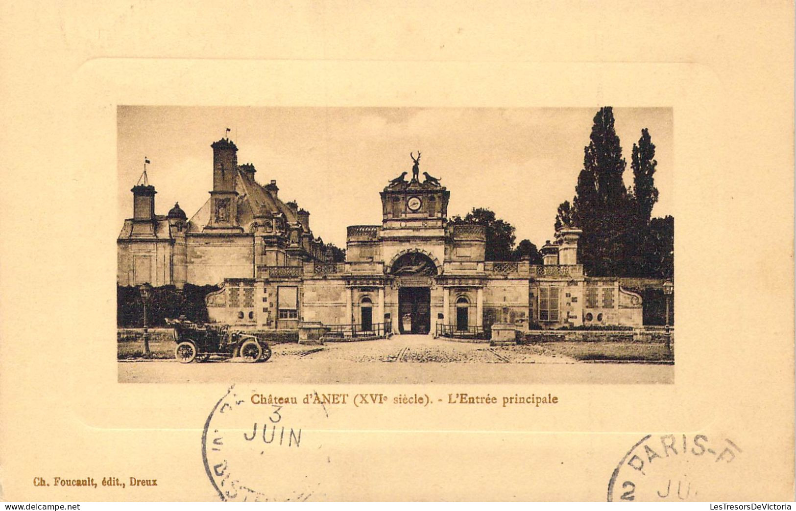 FRANCE - 28 - Anet - Château D'Anet - L'Entrée Principale - Carte Postale Ancienne - Anet