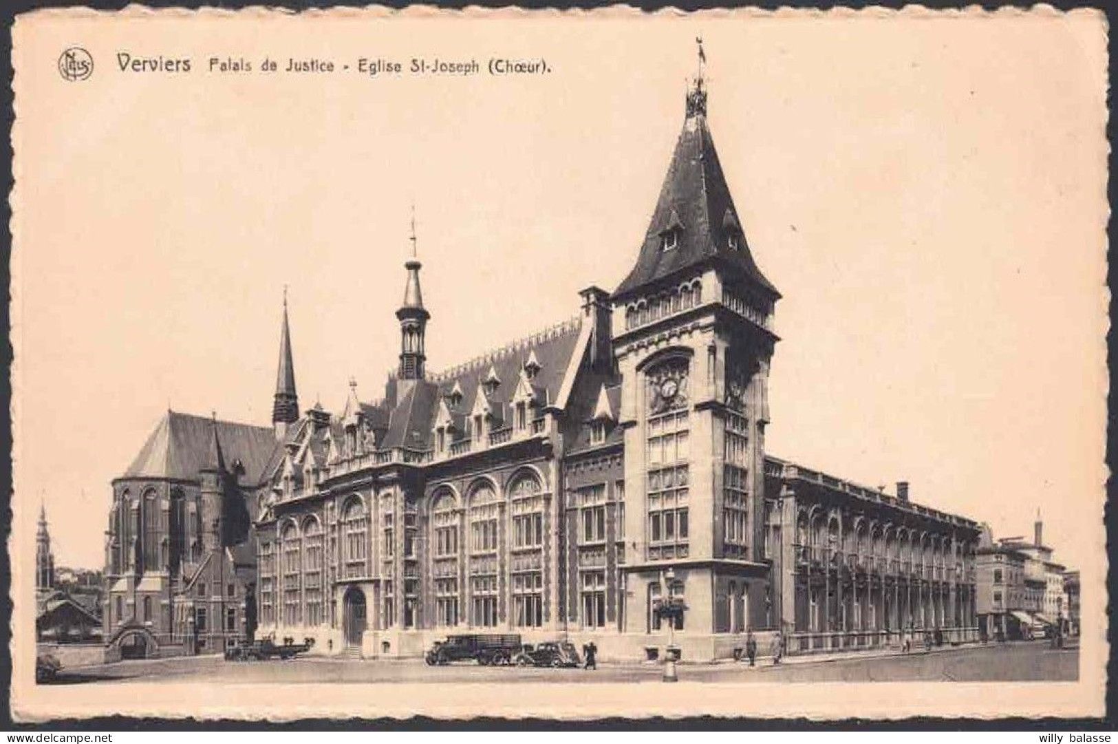 +++ CPA - VERVIERS - Palais De Justice - Eglise St Joseph  // - Verviers