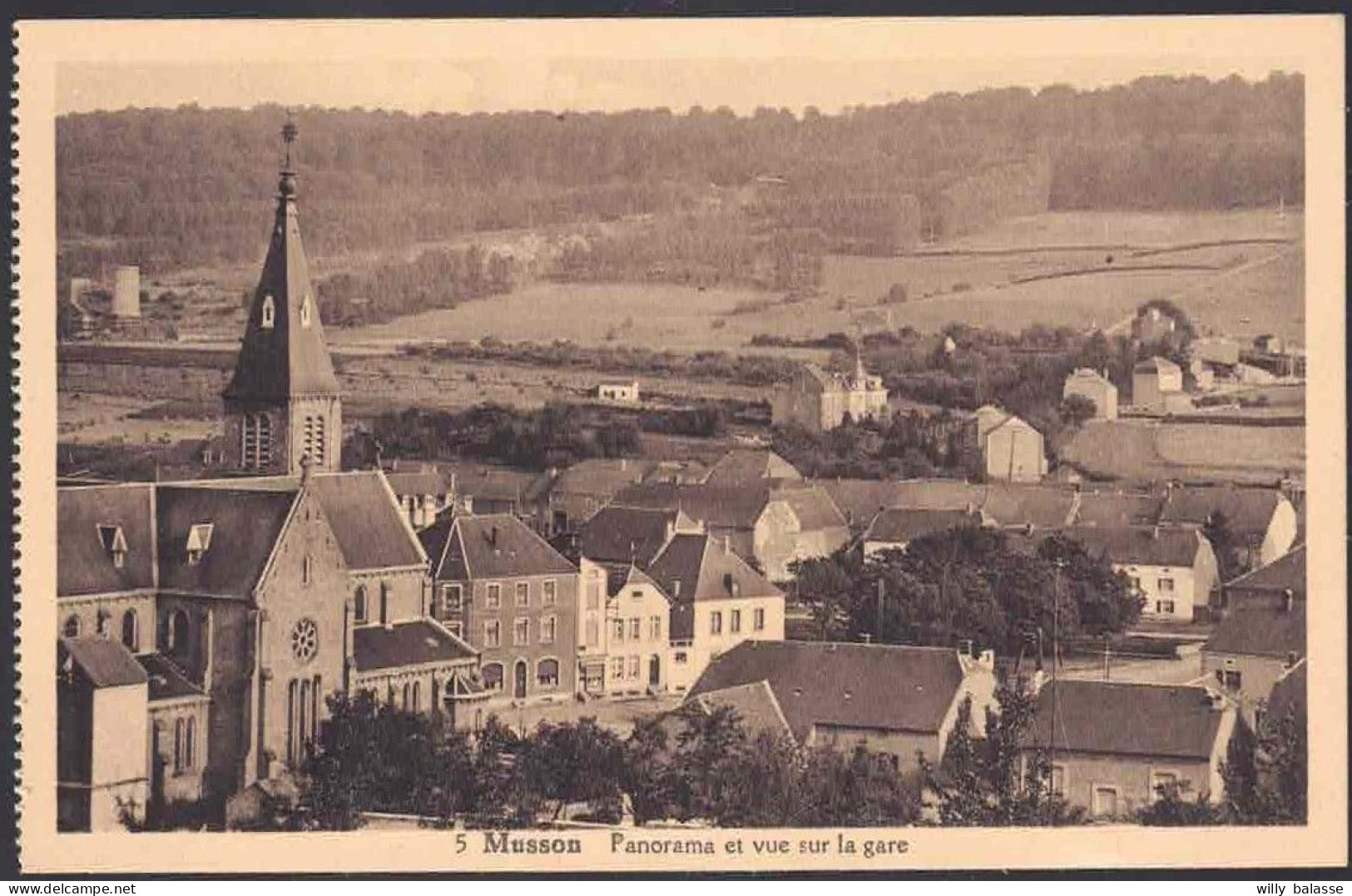 +++ CPA - MUSSON - Panorama Et Vue Sur La Gare  // - Musson