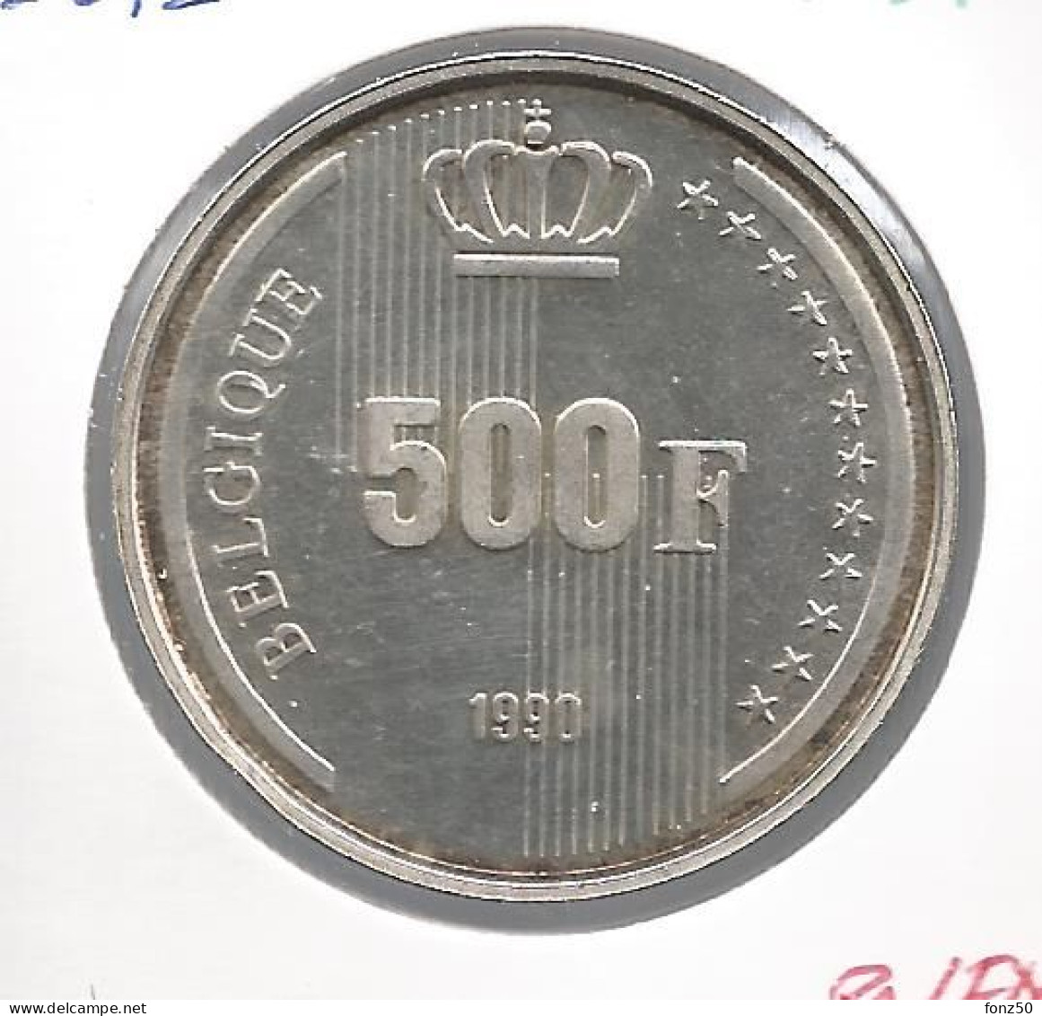 BOUDEWIJN * 500 Frank 1990 Frans * Prachtig / F D C * Nr 12370 - 500 Francs