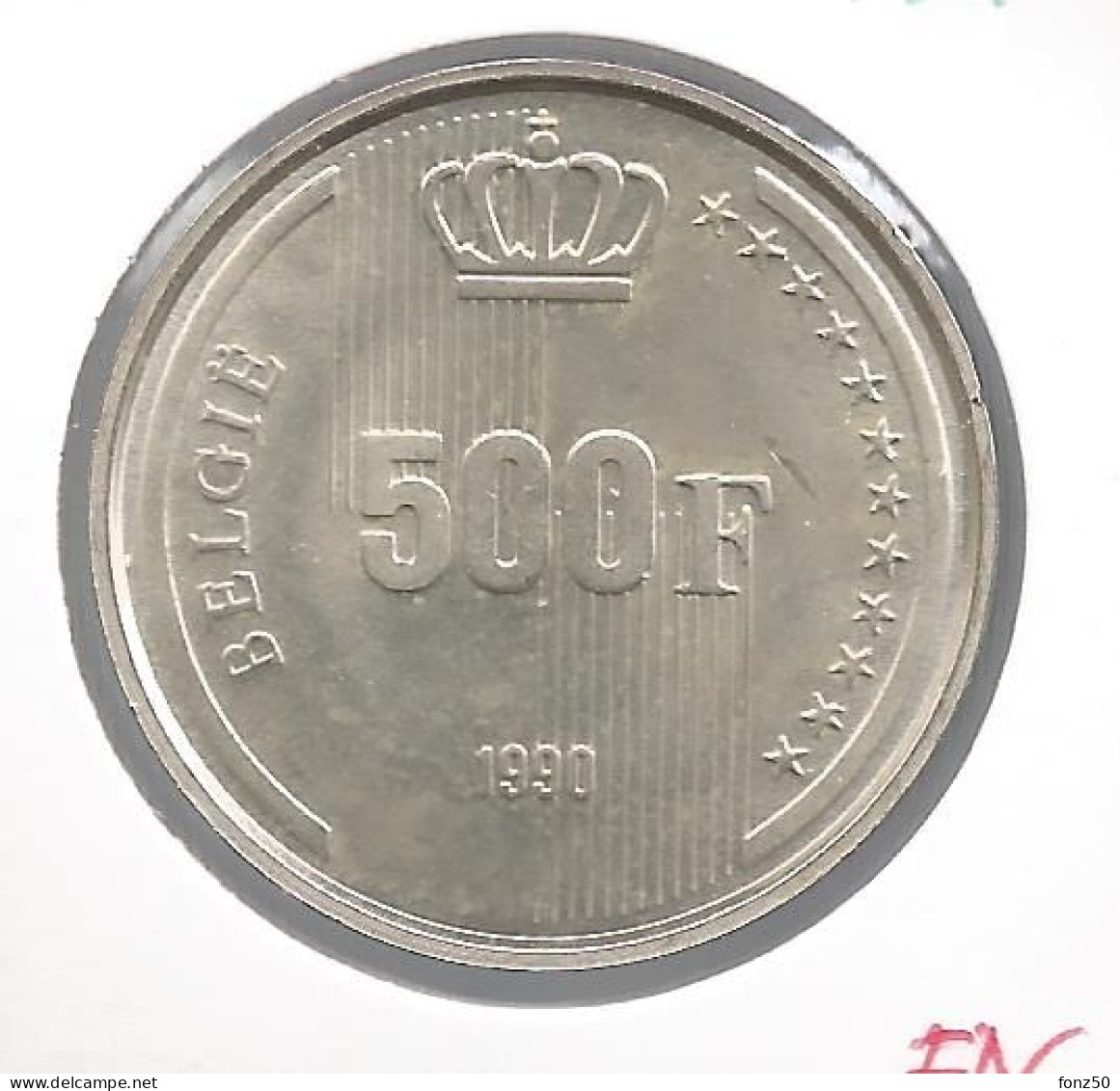 BOUDEWIJN * 500 Frank 1990 Vlaams * F D C * Nr 12374 - 500 Francs