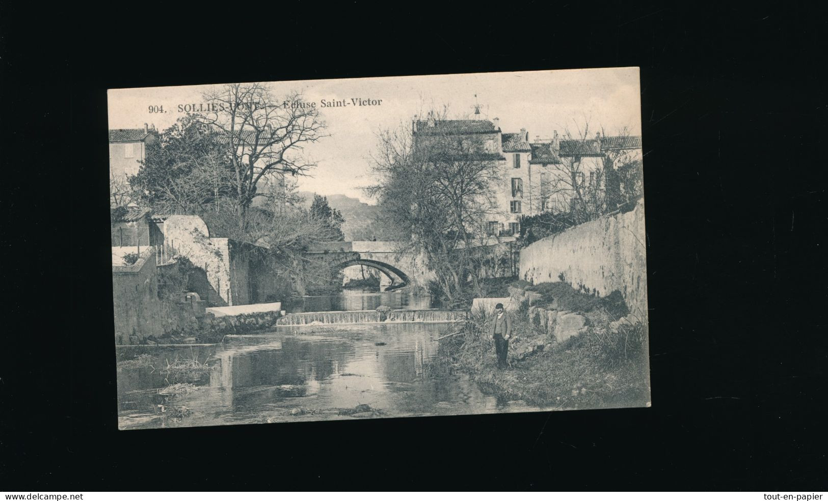 *BB - CPA -83 - Solies Pont Ecluse Saint-Victor - Sollies Pont