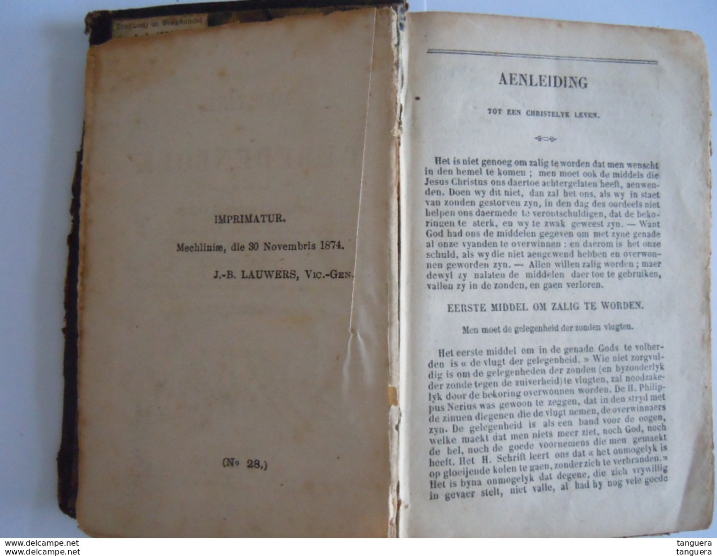 Missaal Missel Volledig Meditatie En Gebedenboek Alphonsus Maria De Liguori Mechelen H. Dessain N° 28 - Antique