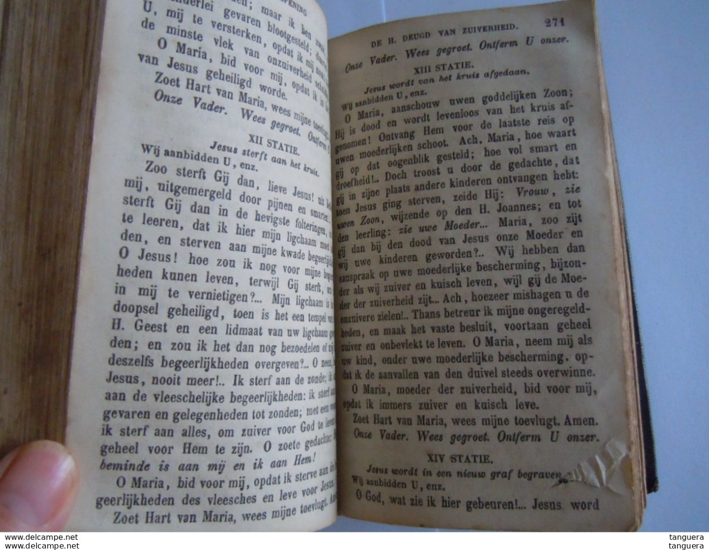 Missaal missel Twee en veertig Kruisweg-oefeningen, of de ziel vereenigd .. door E. Vogels 1866 Amsterdam B. Lenfring