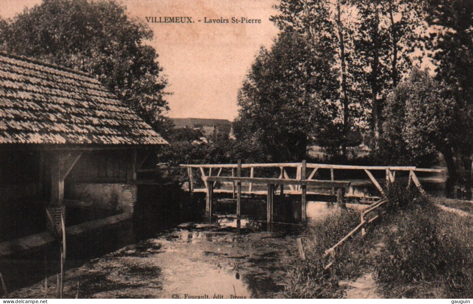 CPA - VILLEMEUX - Lavoirs St Pierre - Edition Ch.Foucault - Villemeux-sur-Eure