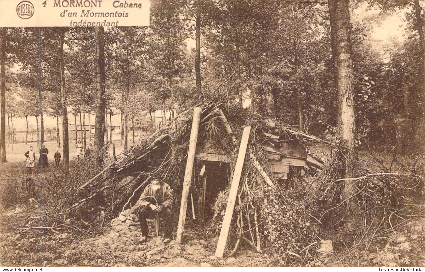 BELGIQUE - MORMONT - Cabane D'un Mormontois Indépendant - Edit Valentin Dawère - Carte Postale Ancienne - Otros & Sin Clasificación