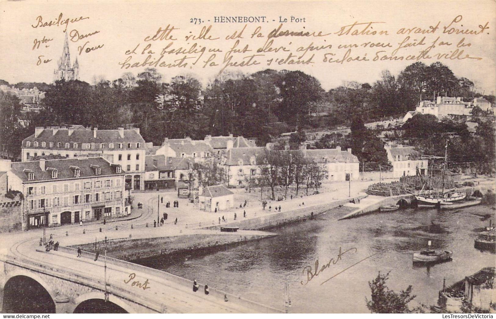 FRANCE - 56 - Hennebont - Le Port - Carte Postale Ancienne - Hennebont