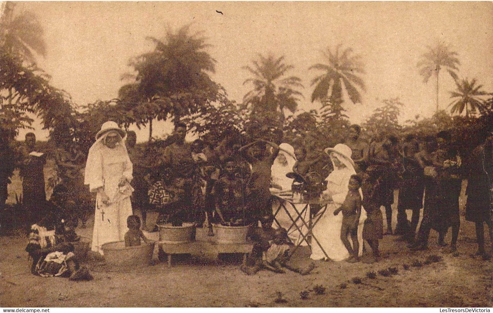 CONGO BELGE - Mission Des Sœurs De Ste-Marie De Namur - Leverville ( Kwango ) - Carte Postale Ancienne - Belgisch-Kongo