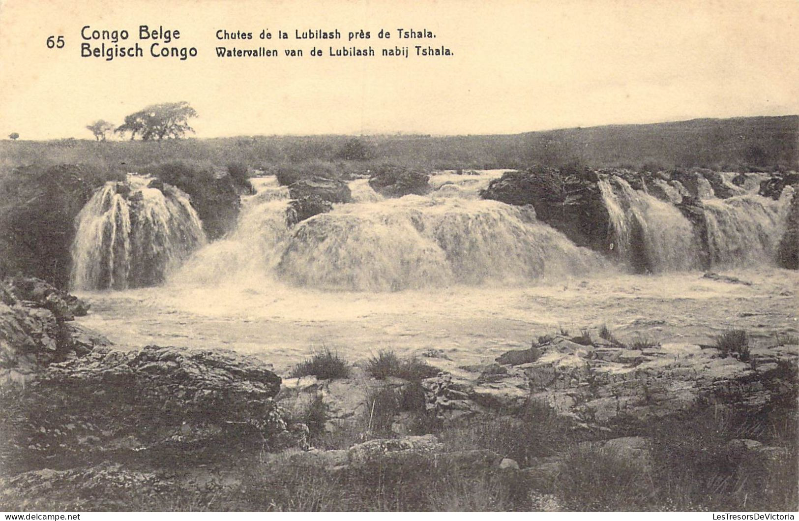 CONGO BELGE - Chutes De La Lubilash Près De Tshala - Carte Postale Ancienne - Congo Belga