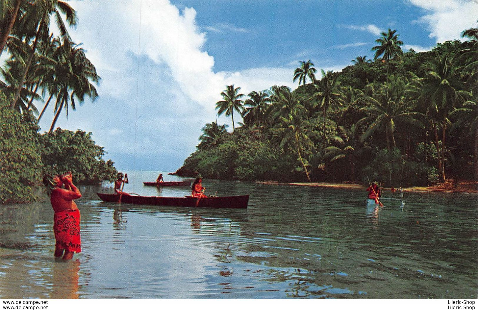 TAHITI -  L'appel Pour La Préparation De La  Pêche Aux Cailloux à Bora-Bora - Sincere Photo Cinema  - Tahiti