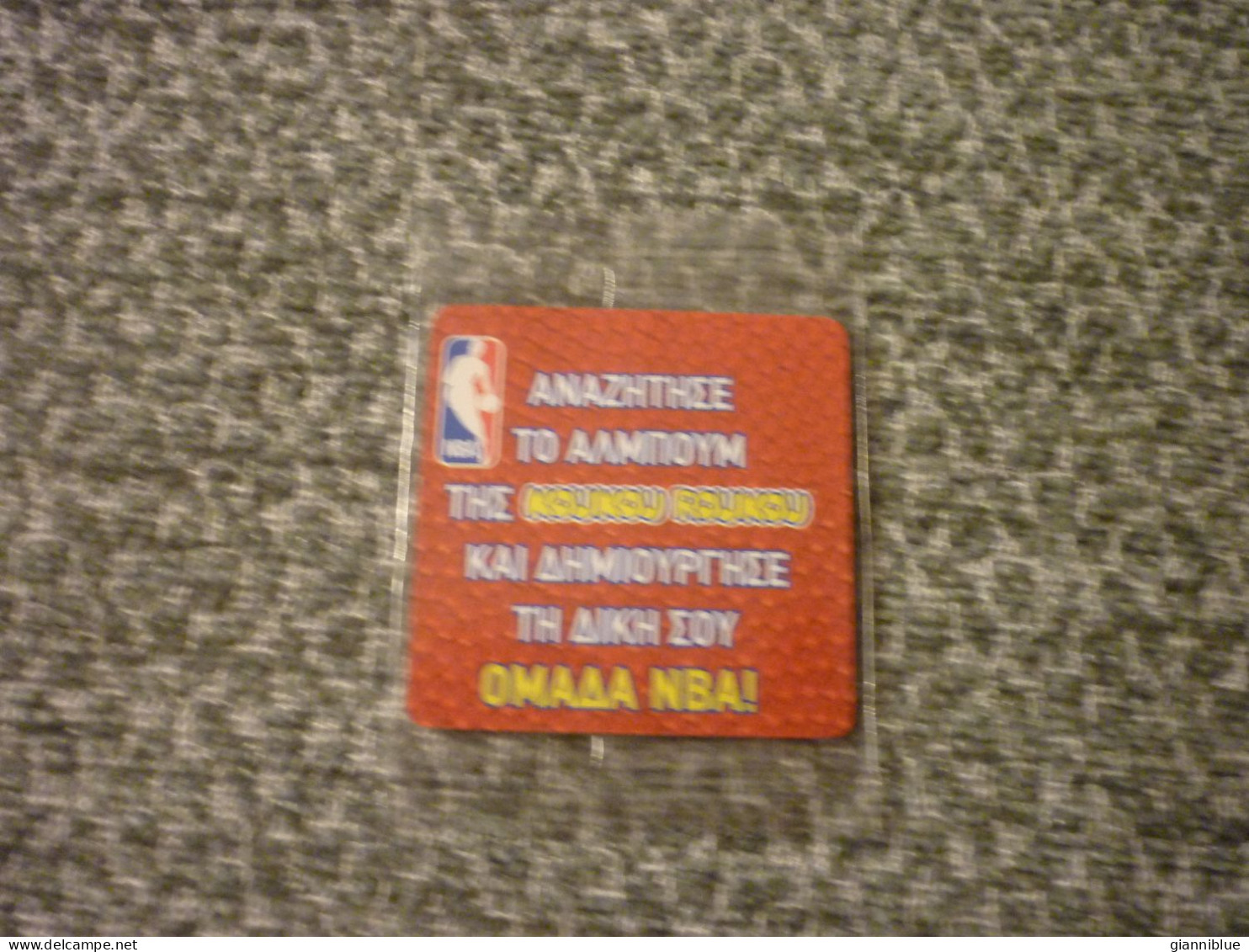 Dirk Nowitzki Dallas Mavericks German NBA Basketball Basket 2009 VHTF Greek Edition Sticker - 2000-Now